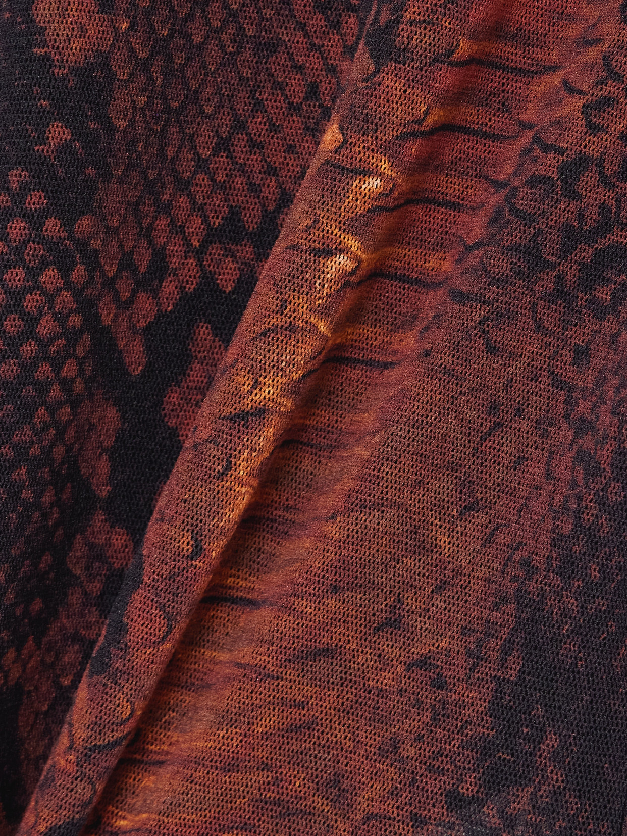 Snake-Print Top