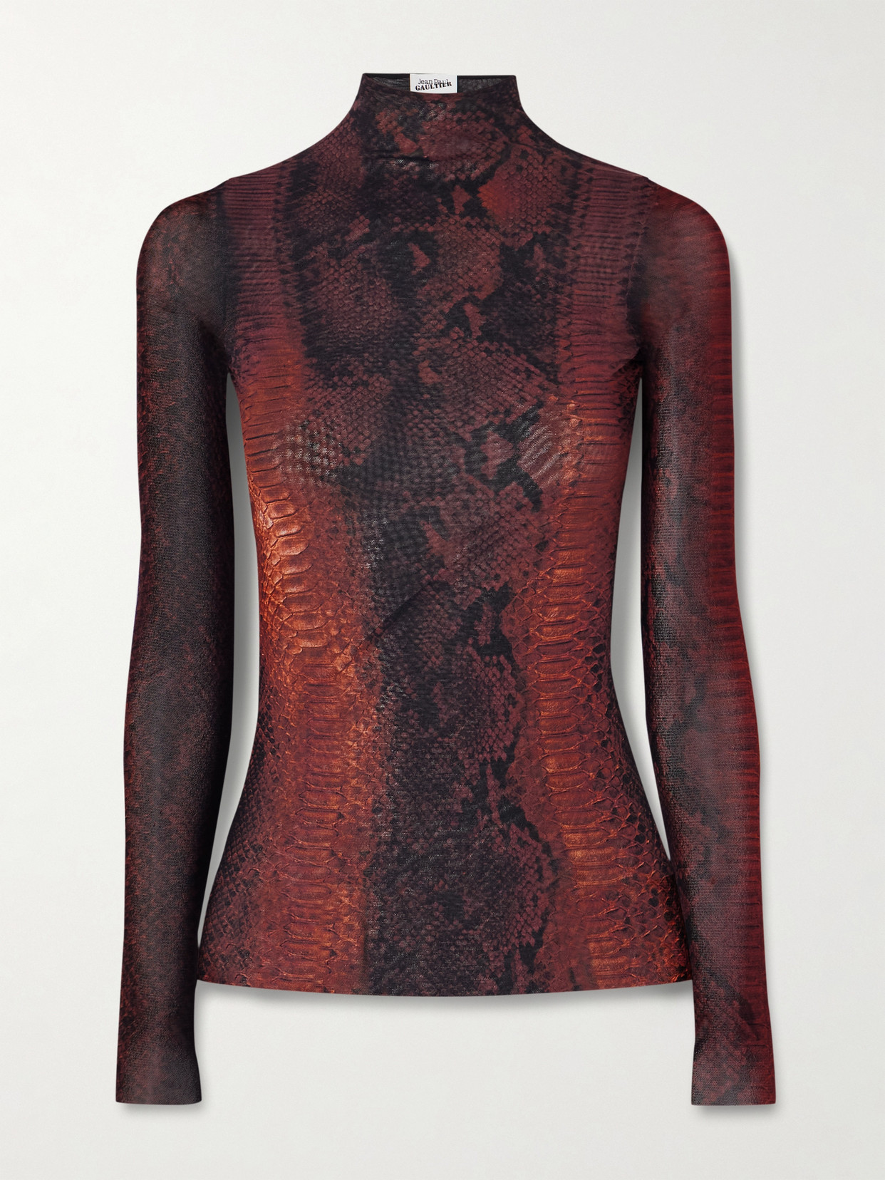 Snake-Print Top