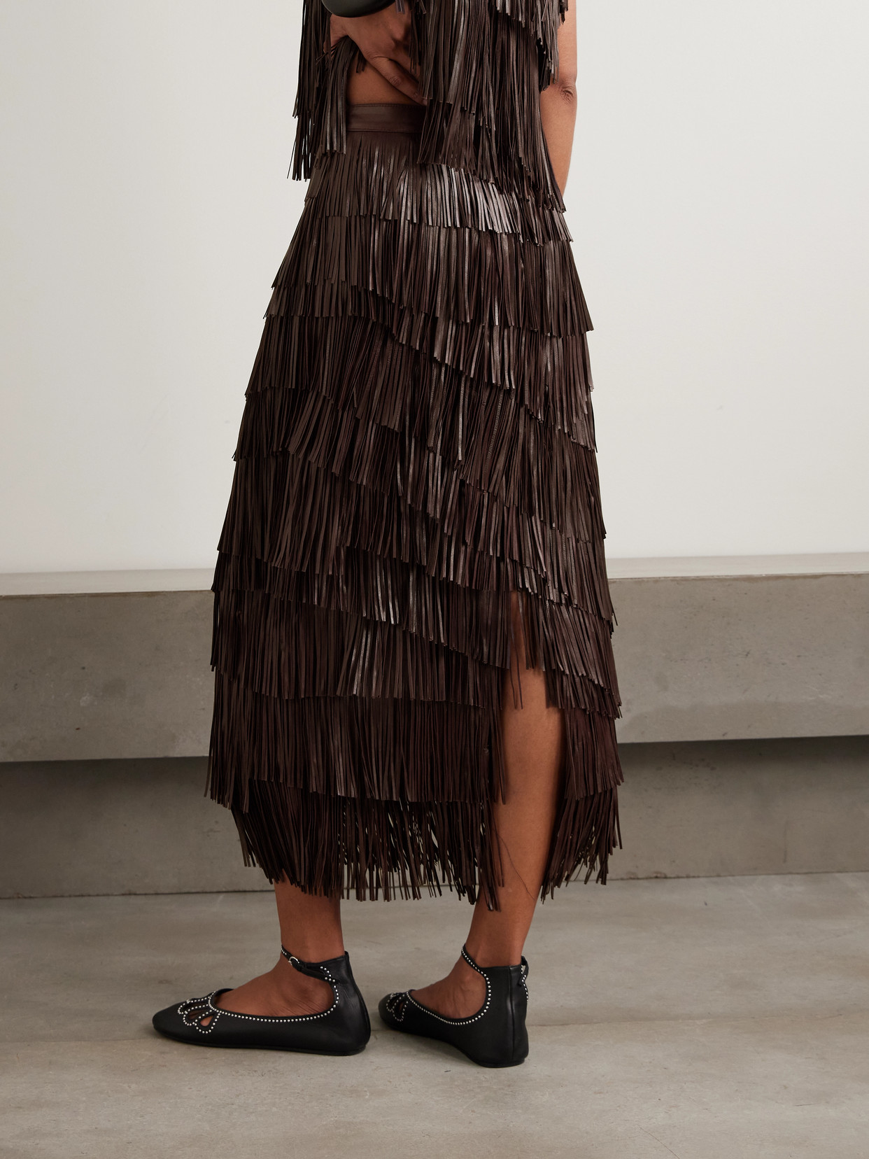 Therese Fringed Skirt