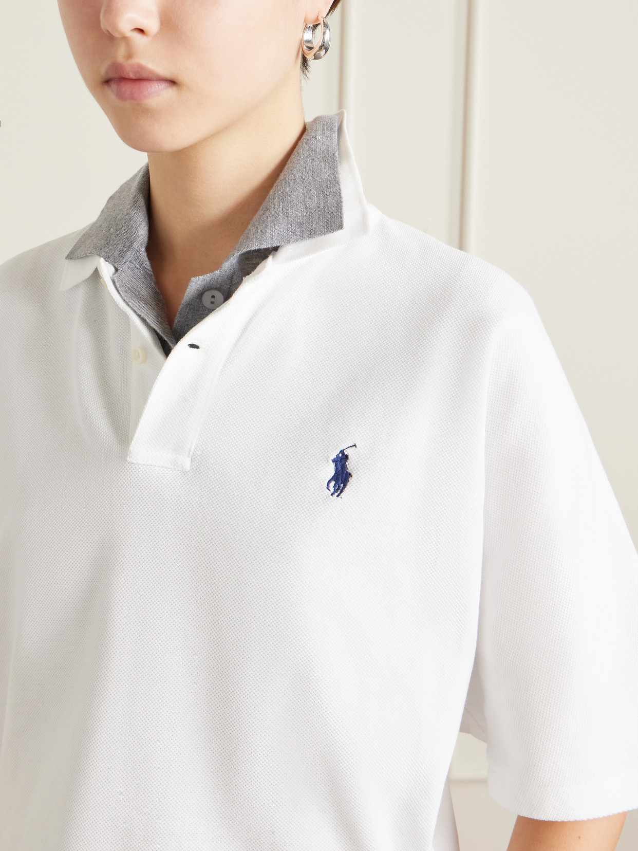 Ralph Lauren - Embroidered Cotton-Piqué Polo Shirt Polo