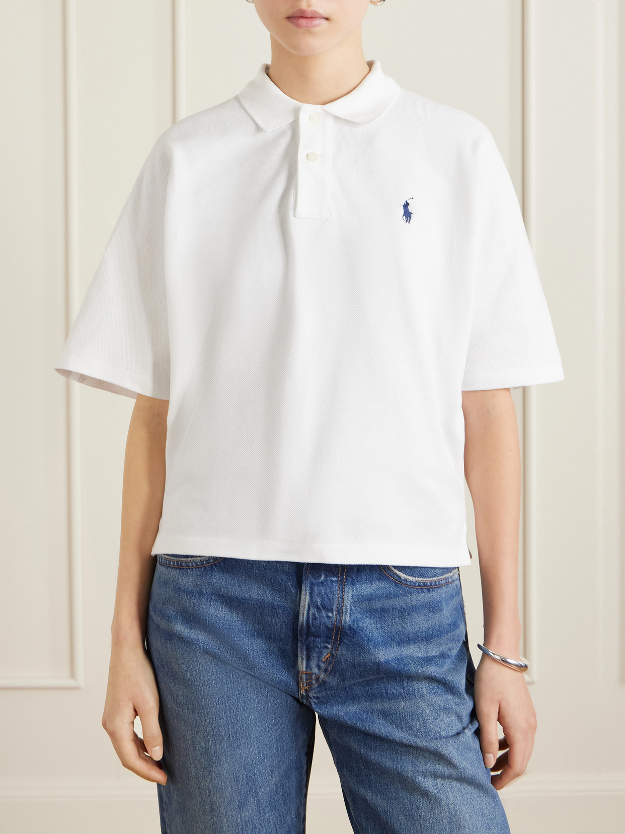 Ralph Lauren - Embroidered Cotton-Piqué Polo Shirt Polo