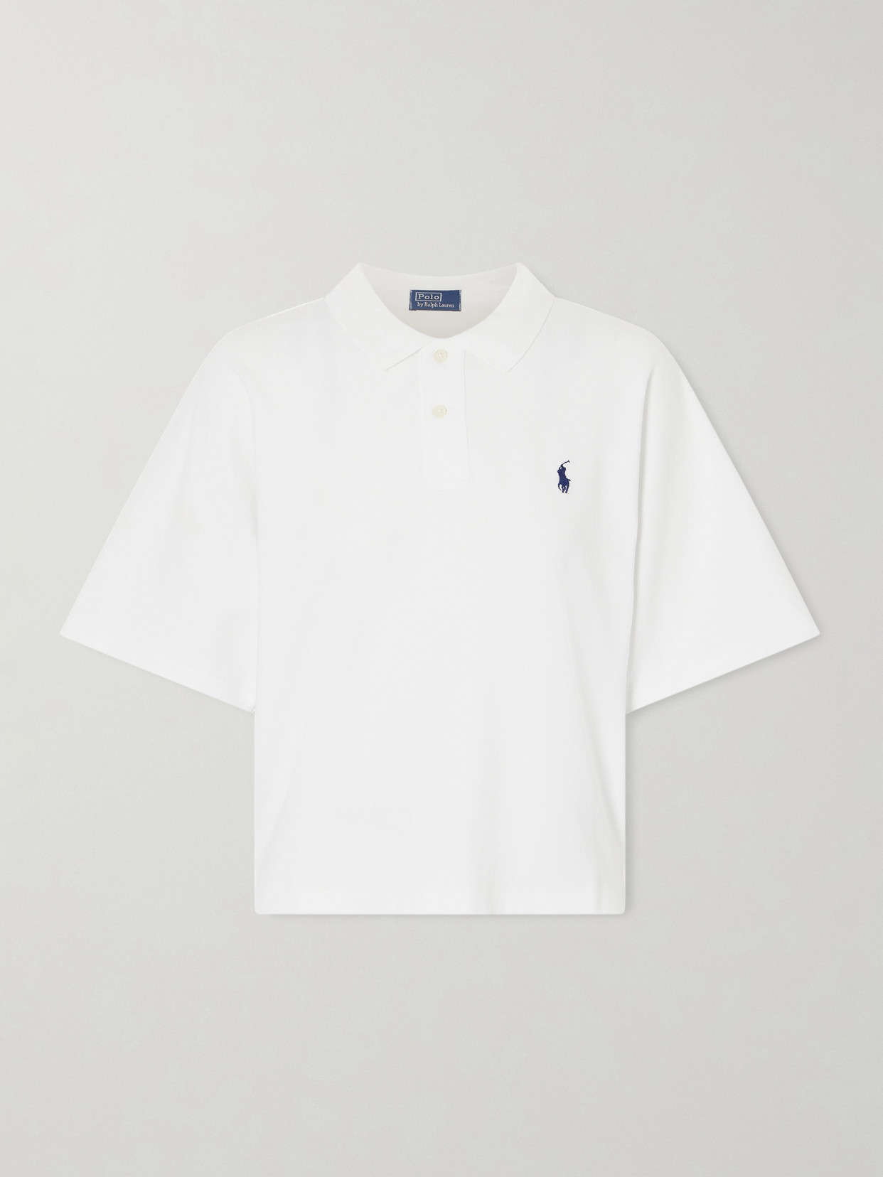 Ralph Lauren - Embroidered Cotton-Piqué Polo Shirt Polo