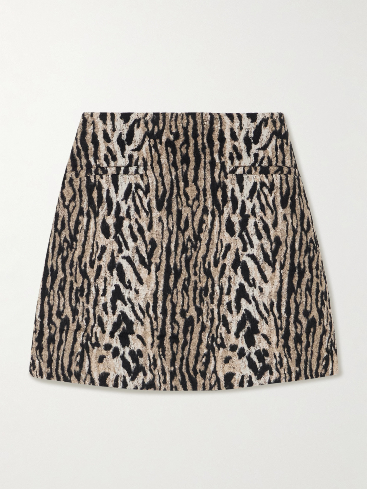 Mariah Leopard-Print Felt Mini