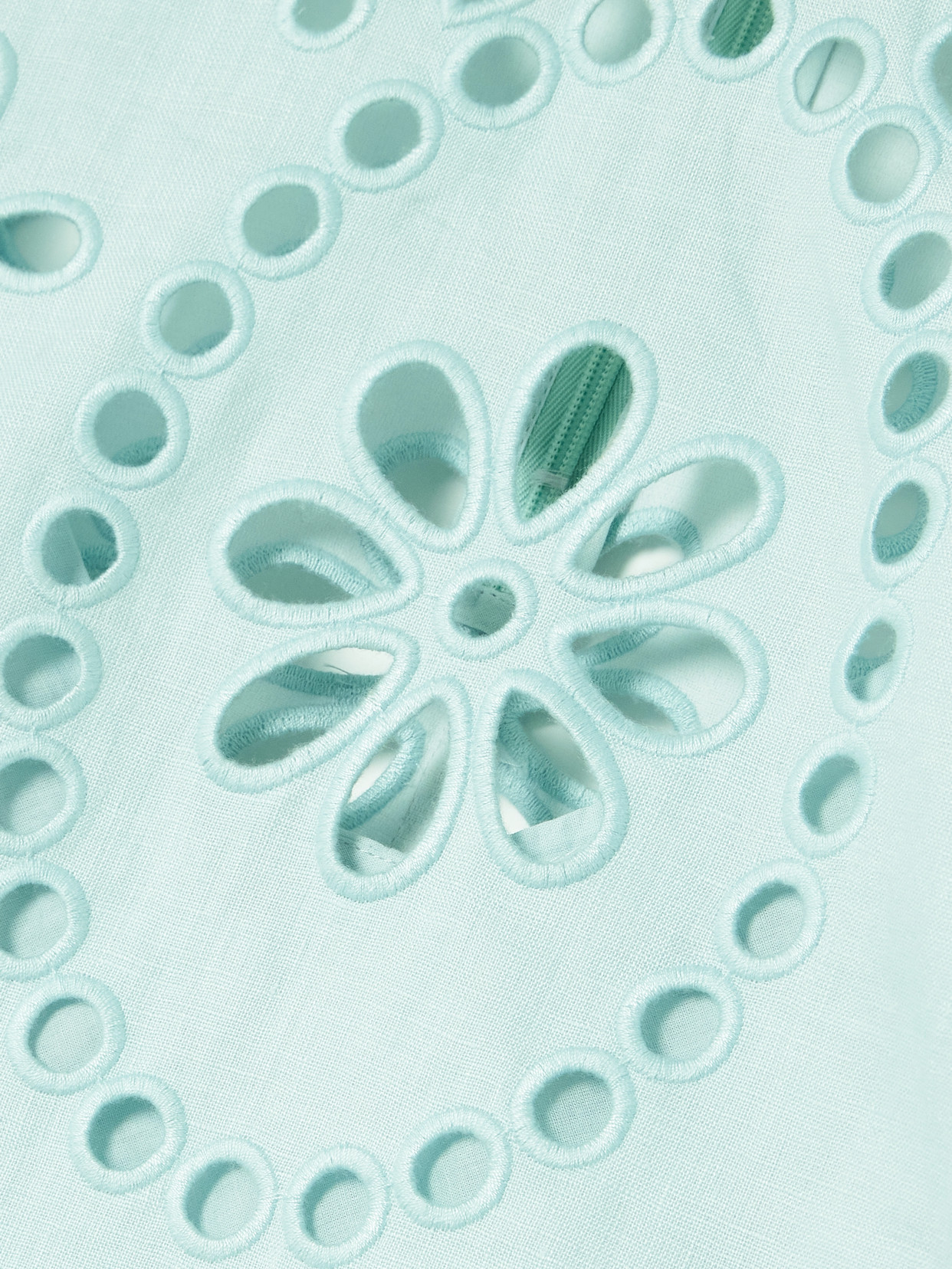 Awaken Cropped Broderie Anglaise Top