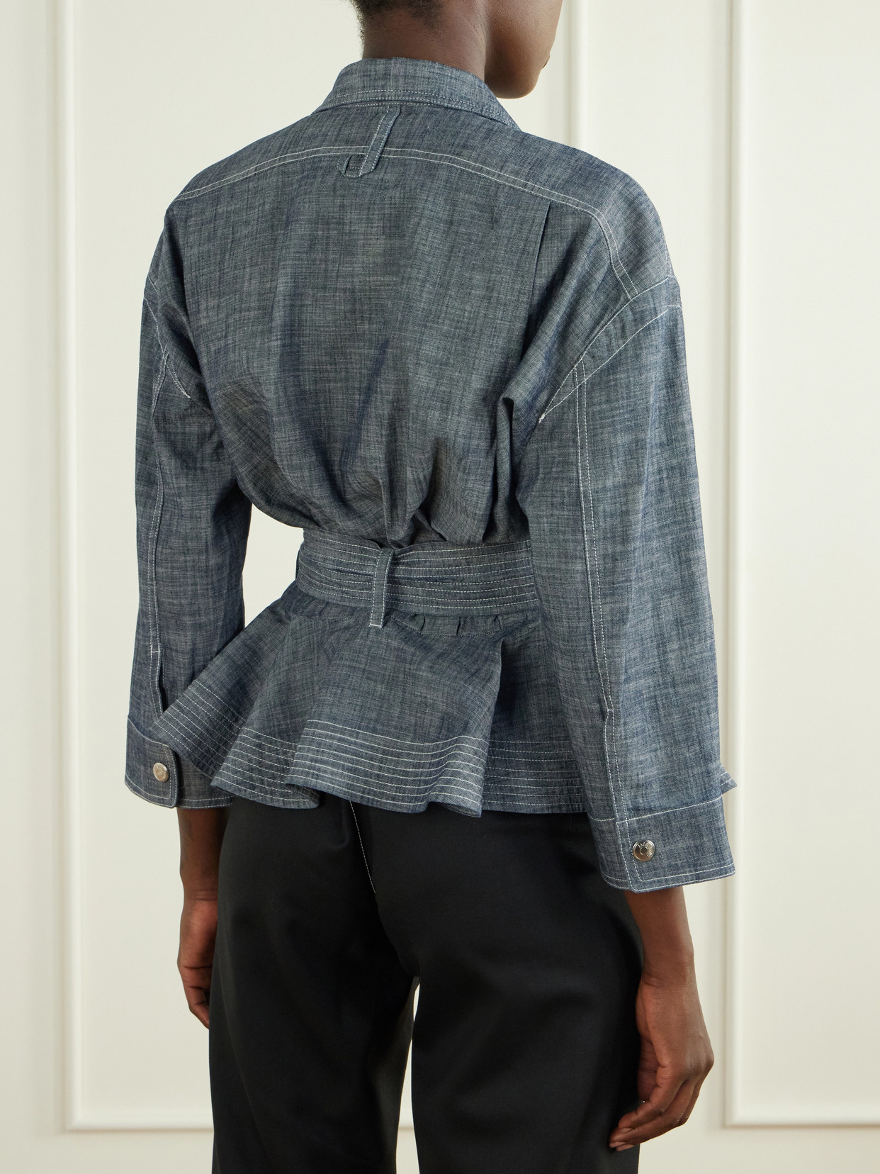 La Veste Cabana Belted Cotton Jacket