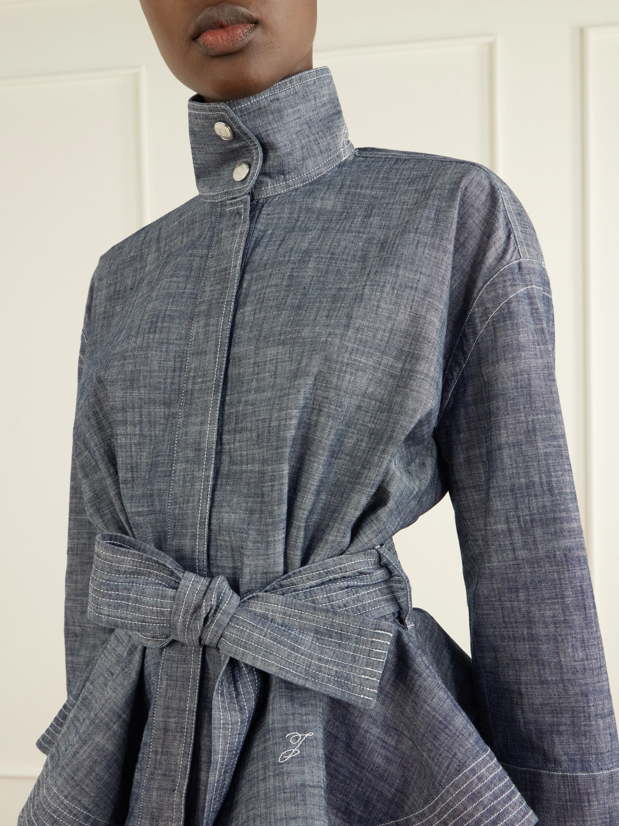 La Veste Cabana Belted Cotton Jacket
