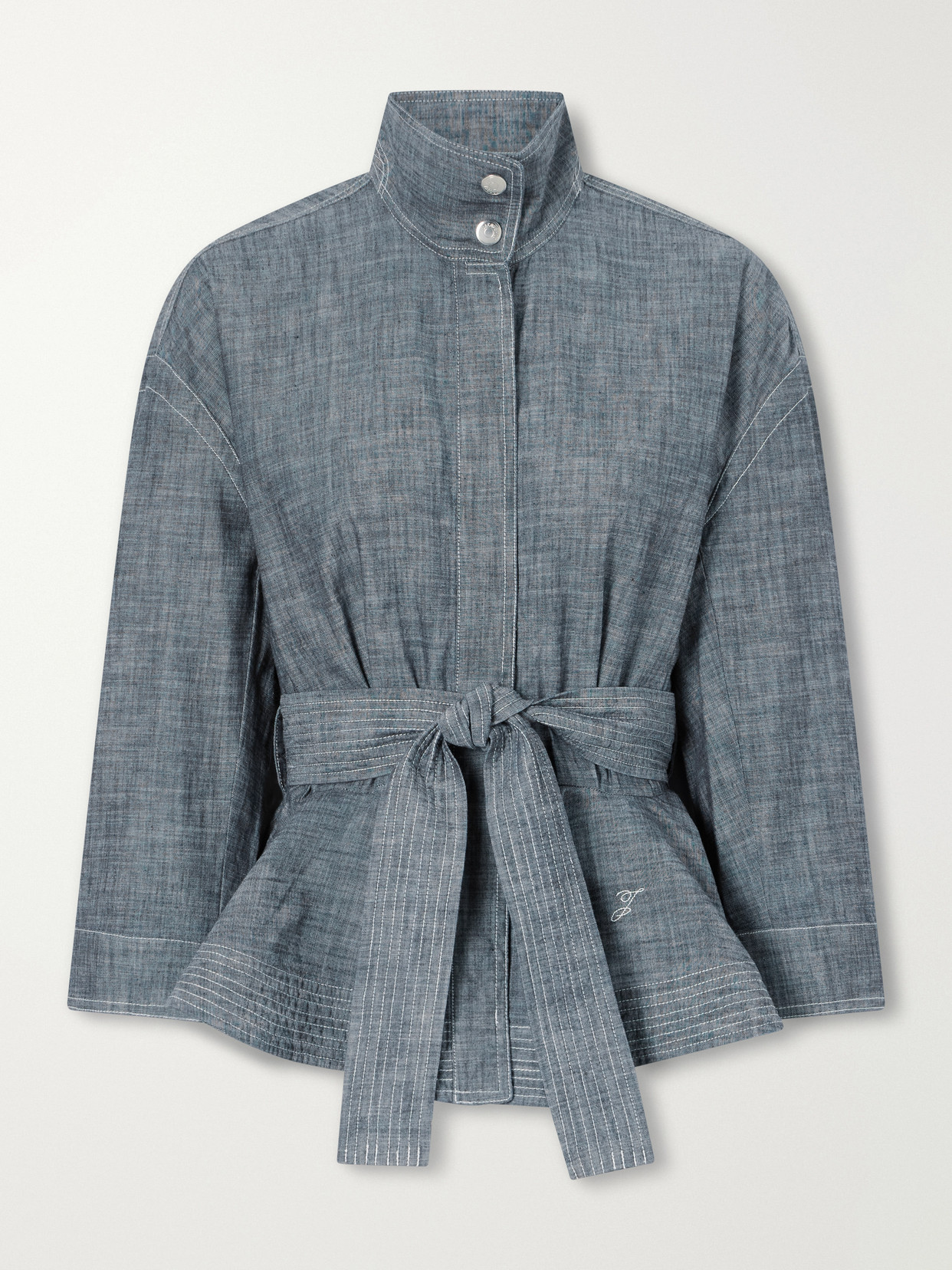 La Veste Cabana Belted Cotton Jacket