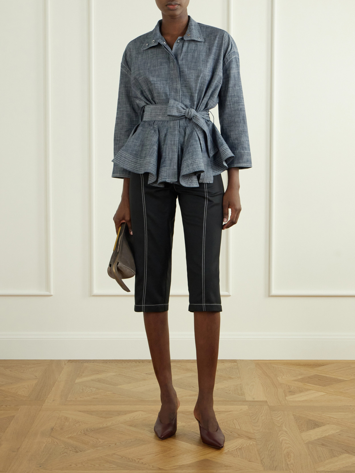 La Veste Cabana Belted Cotton Jacket