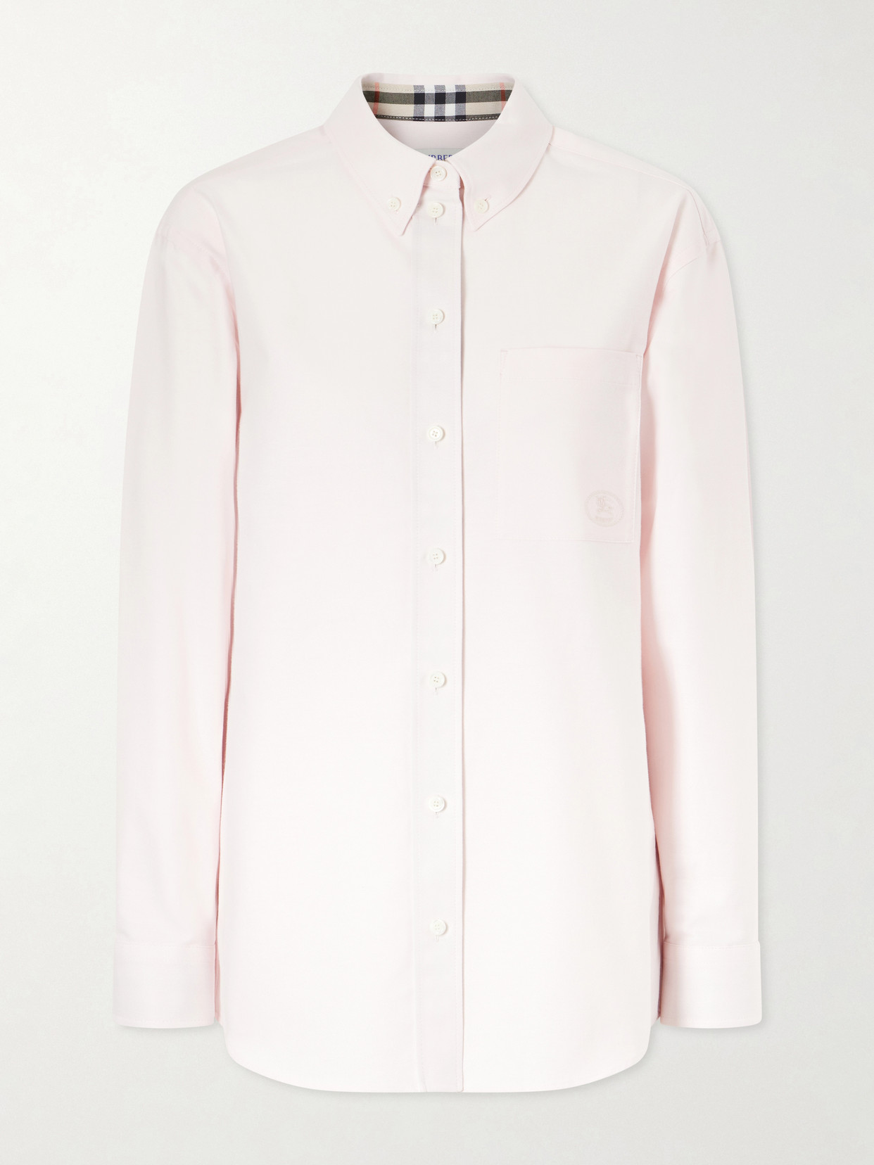 Letitia Logo-Embroidered Cotton Oxford Shirt