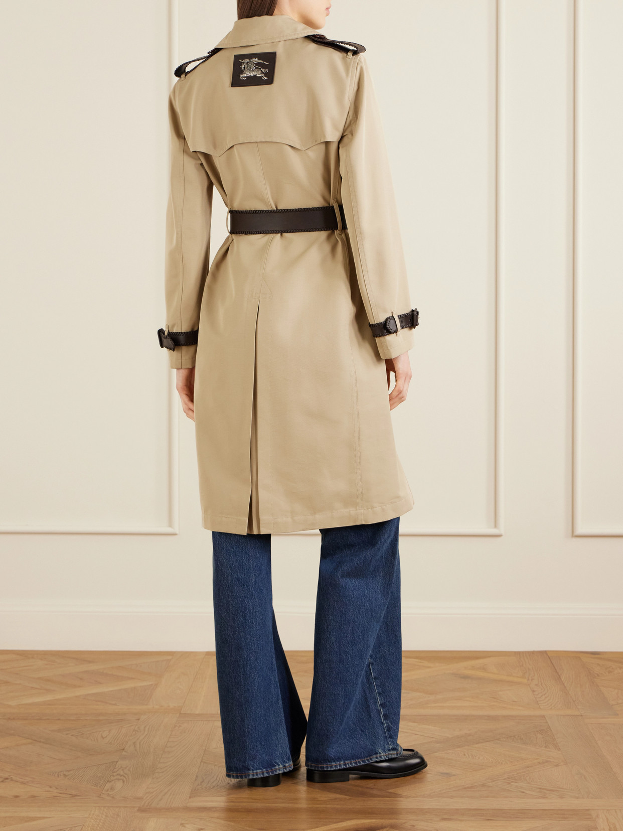 Foxfield Silk And Cotton-Blend Trench Coat