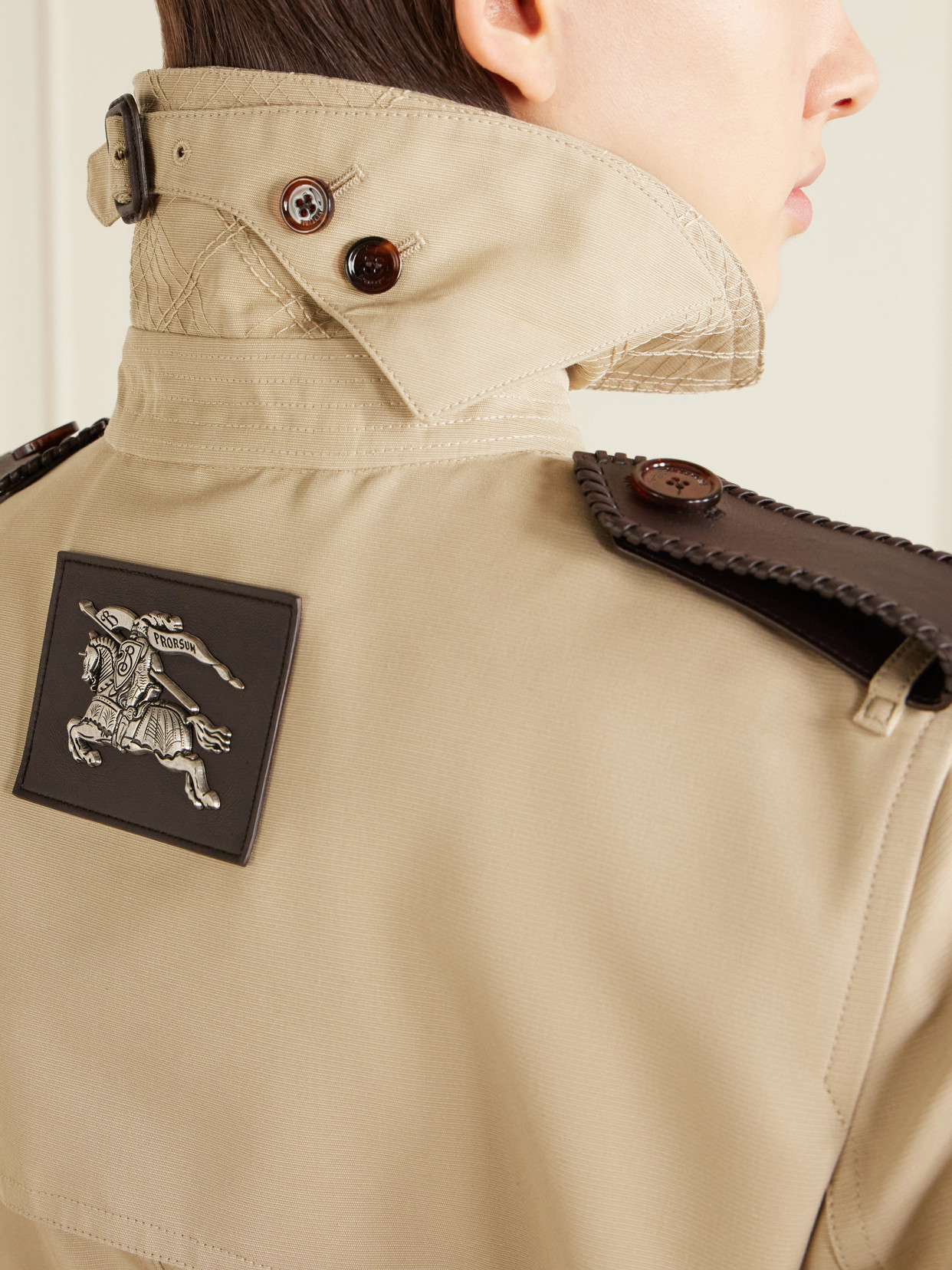Foxfield Silk And Cotton-Blend Trench Coat