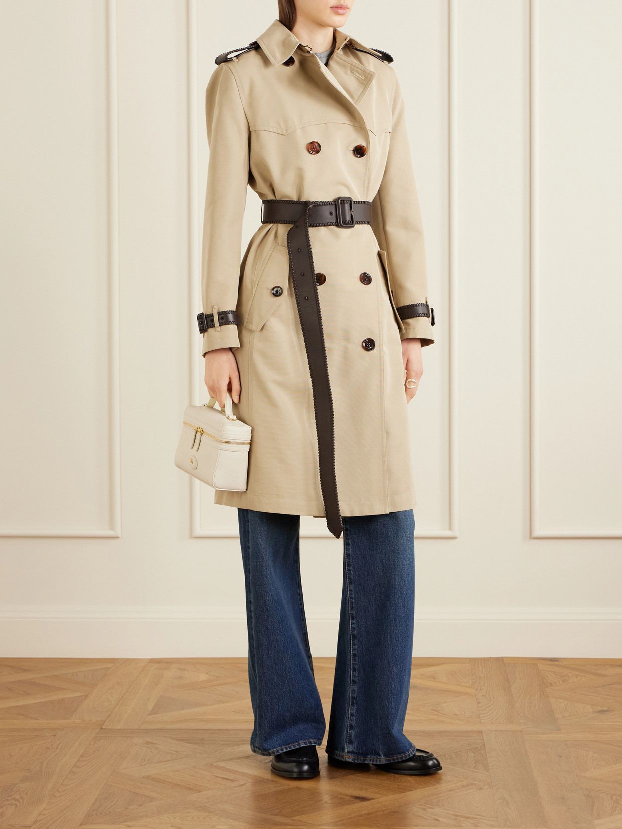 Foxfield Silk And Cotton-Blend Trench Coat