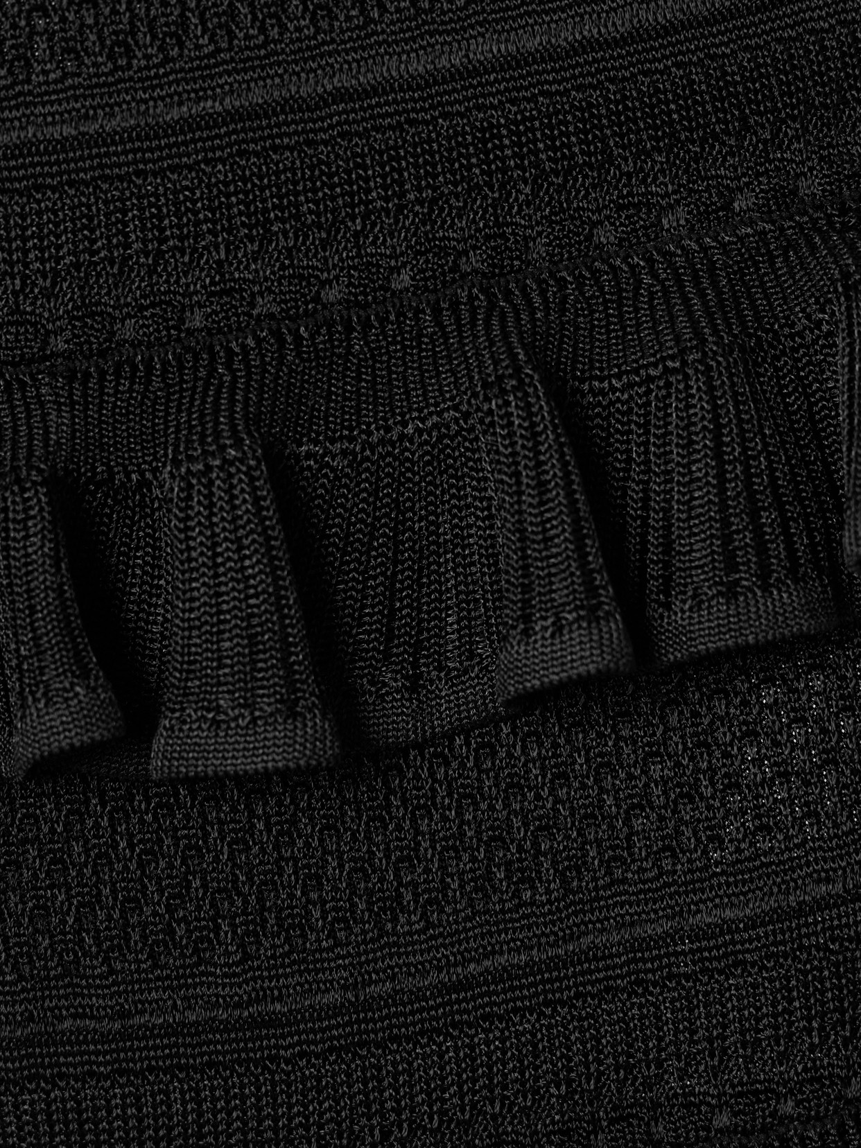 Luna Ruffled Crocheted Midi