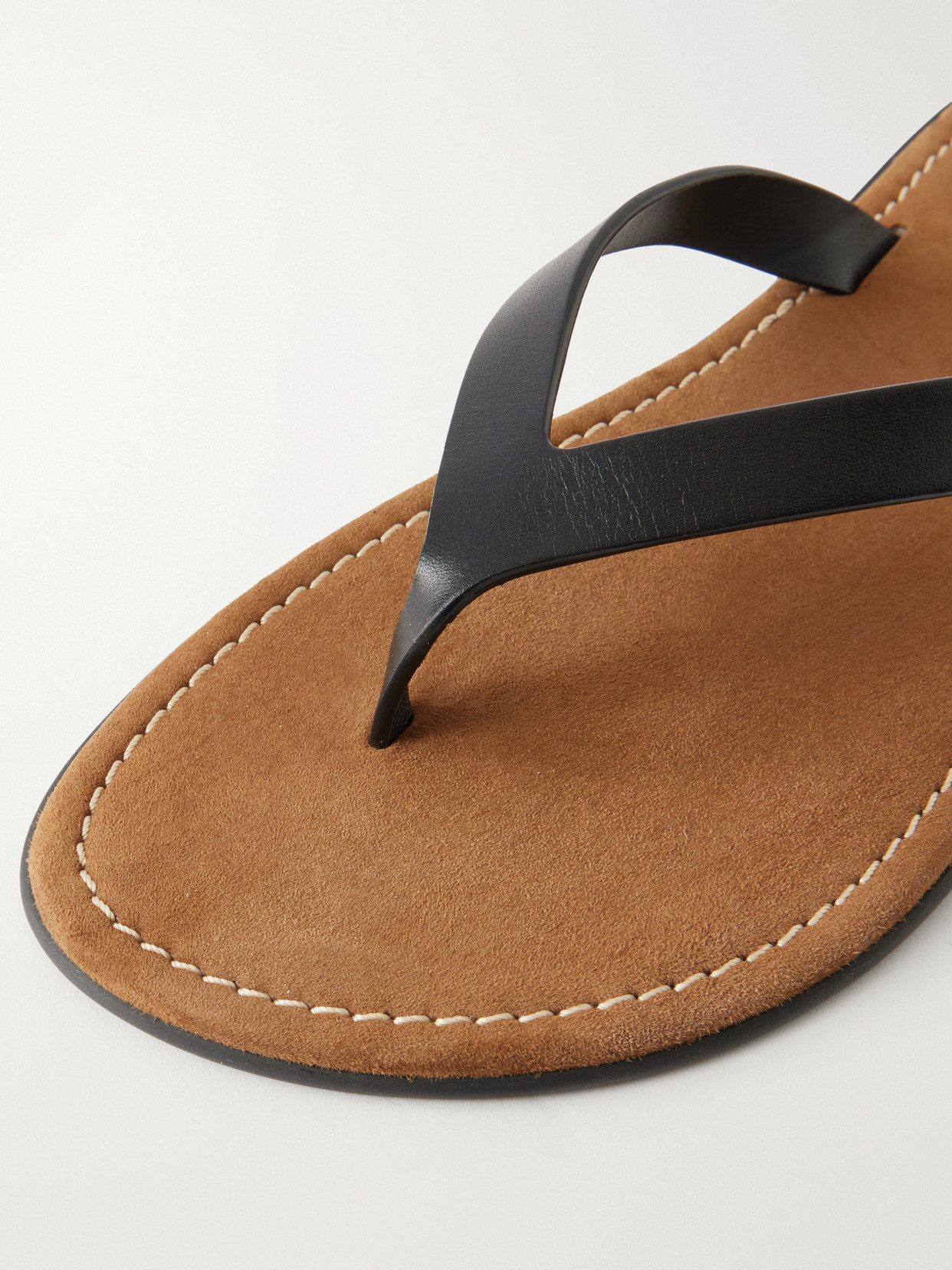 Beach Leather Flip Flops