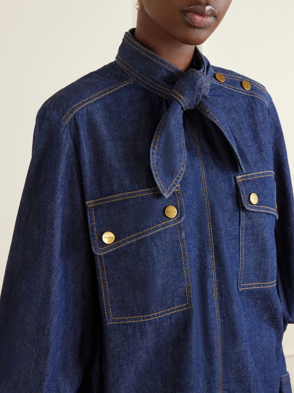 Denim Blouse