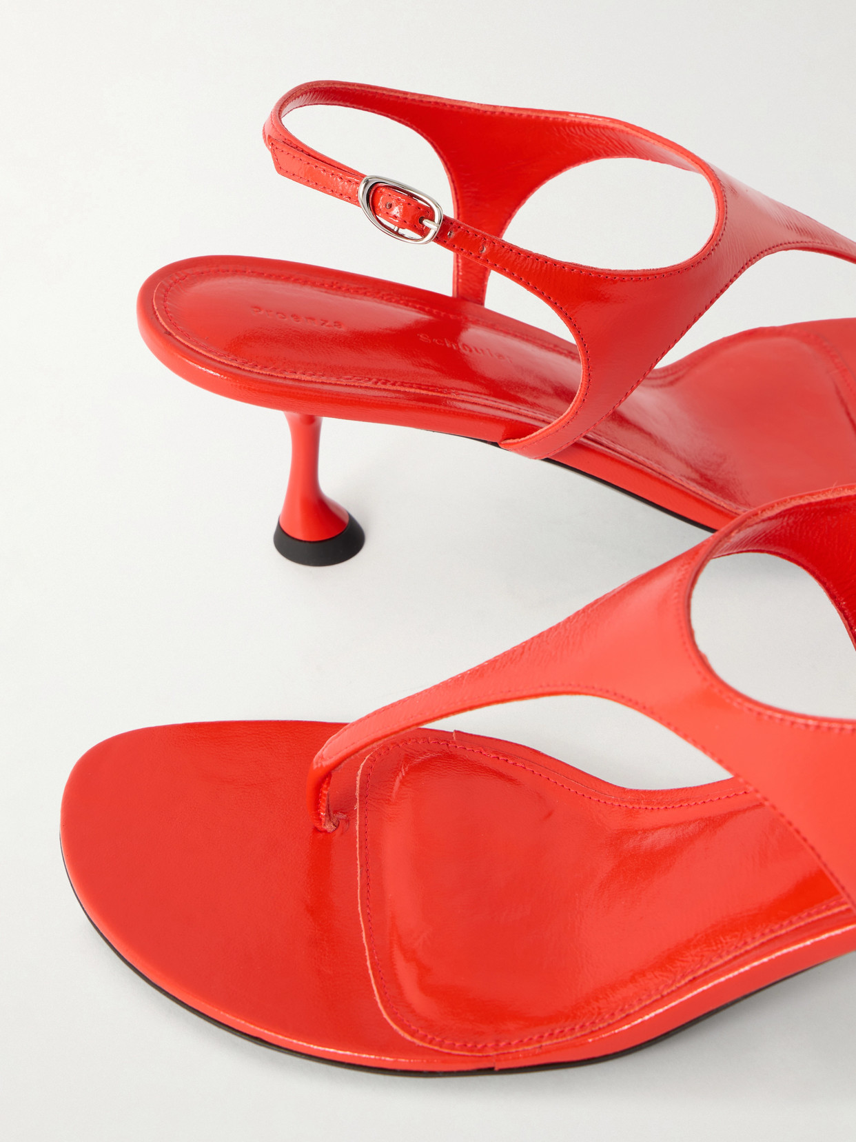 Glossed Sandals