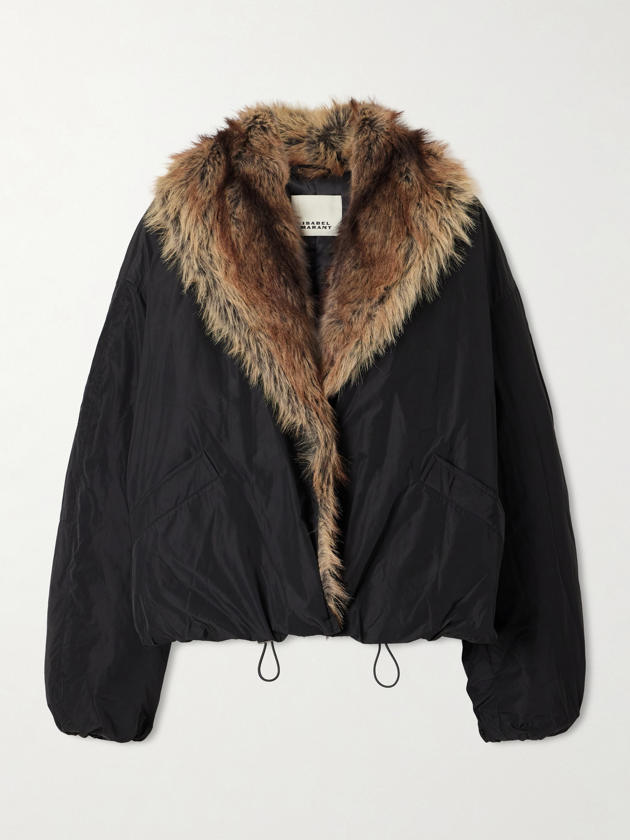Charone Reversible Plush-Trimmed Jacket