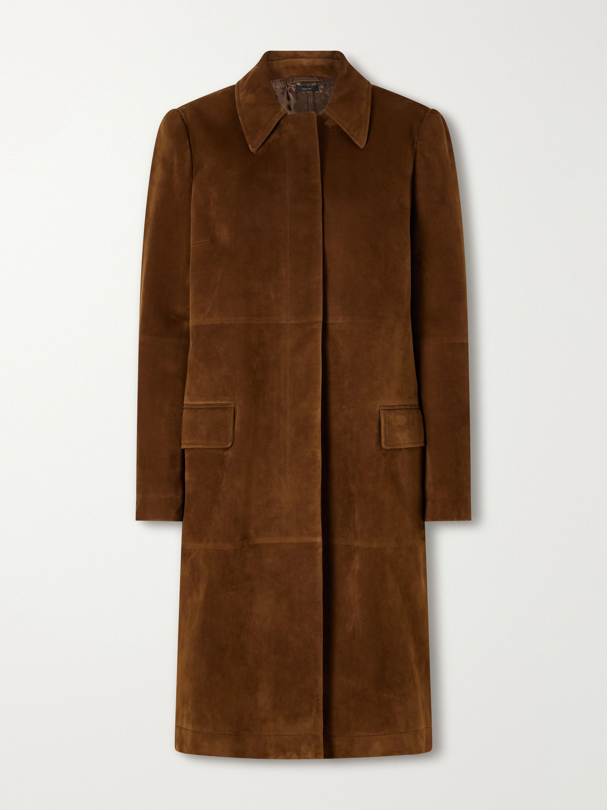 Suede Mackintosh Coat