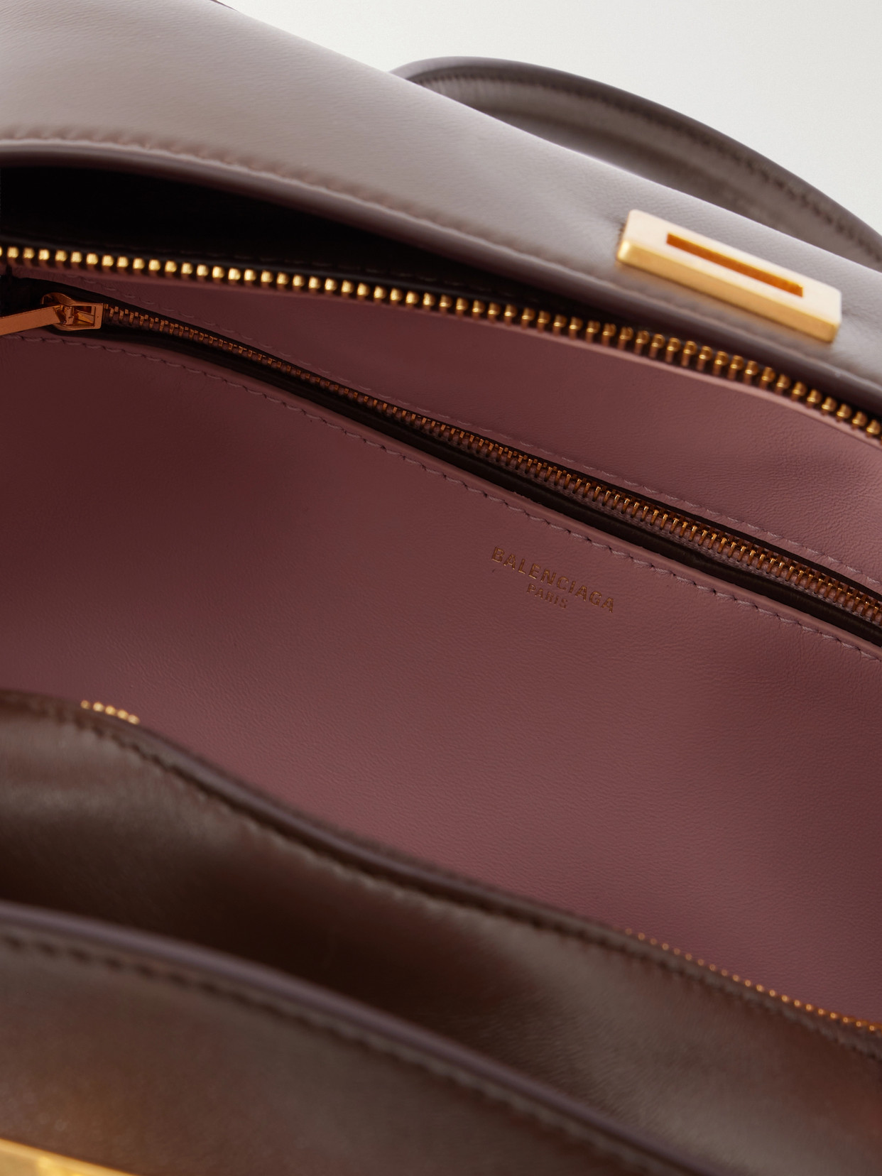 Le 7 Bowling Full-Grain Shoulder Bag