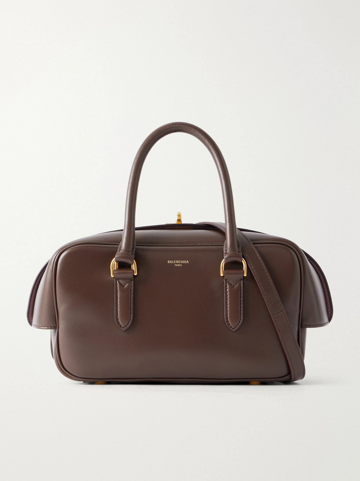Le 7 Bowling Full-Grain Shoulder Bag