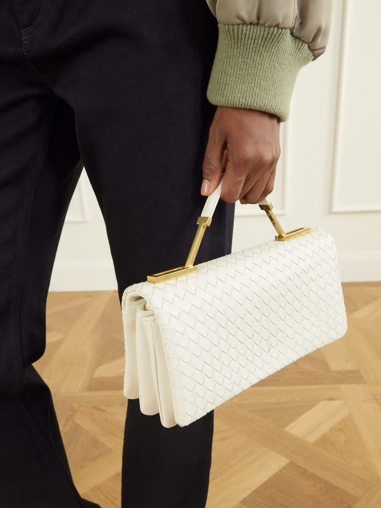The 70 Intrecciato Shoulder Bag
