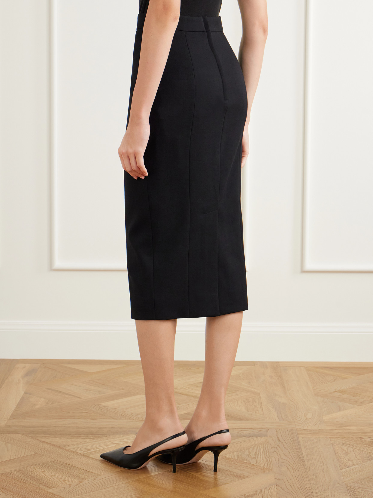 Stretch-Wool Midi