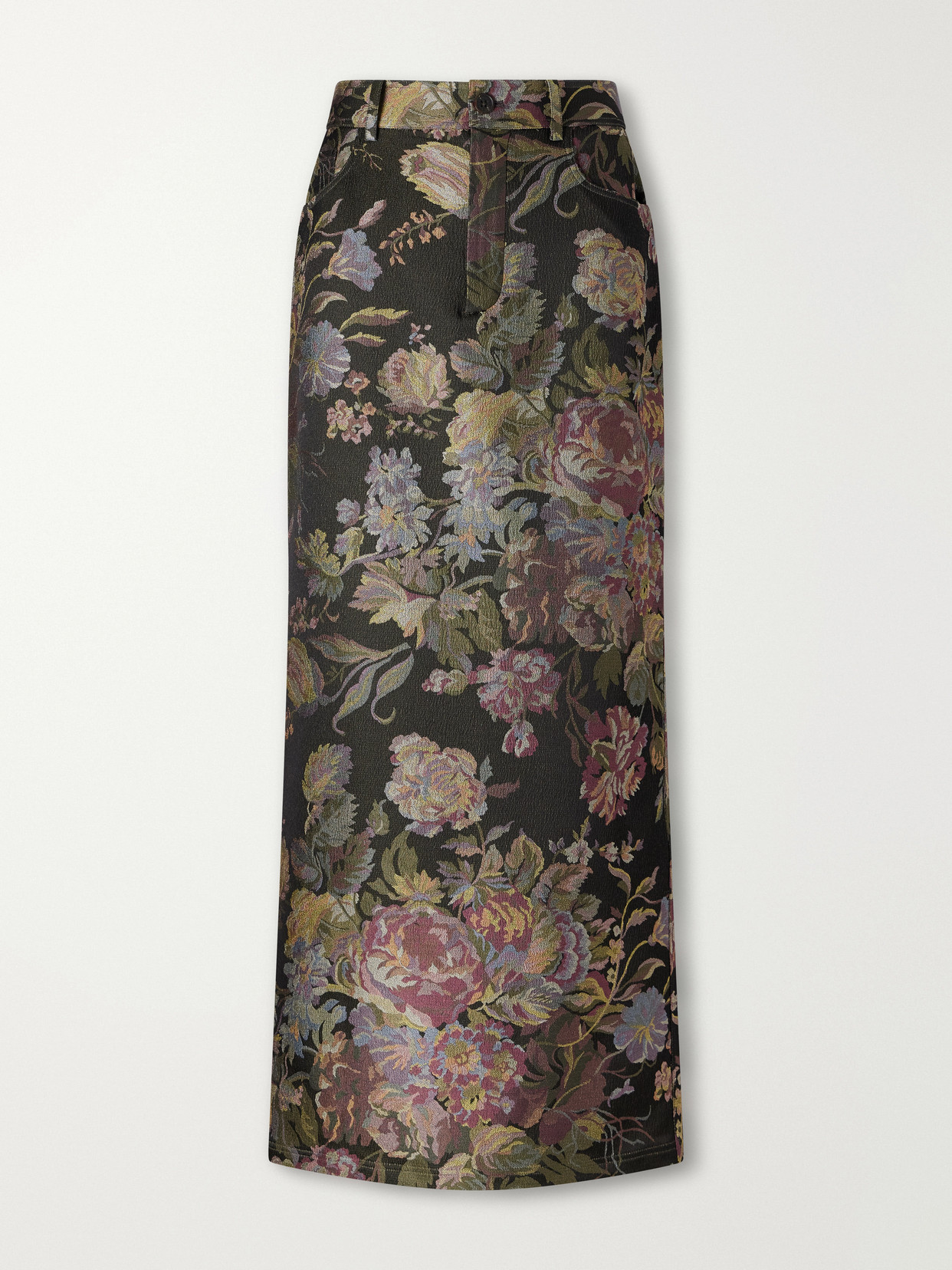 Collection - Fontaine Floral-Print Silk-Blend Maxi
