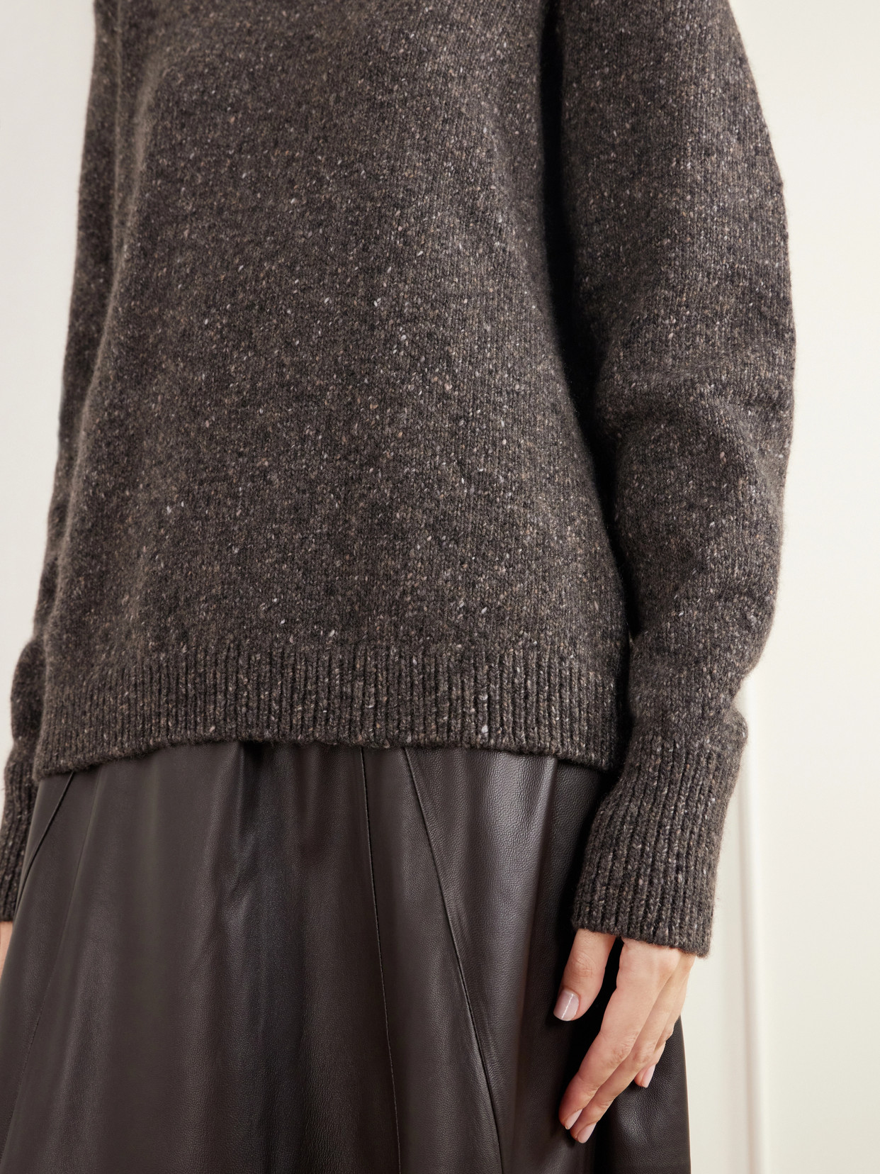 Collection - Mottled Cashmere Sweater