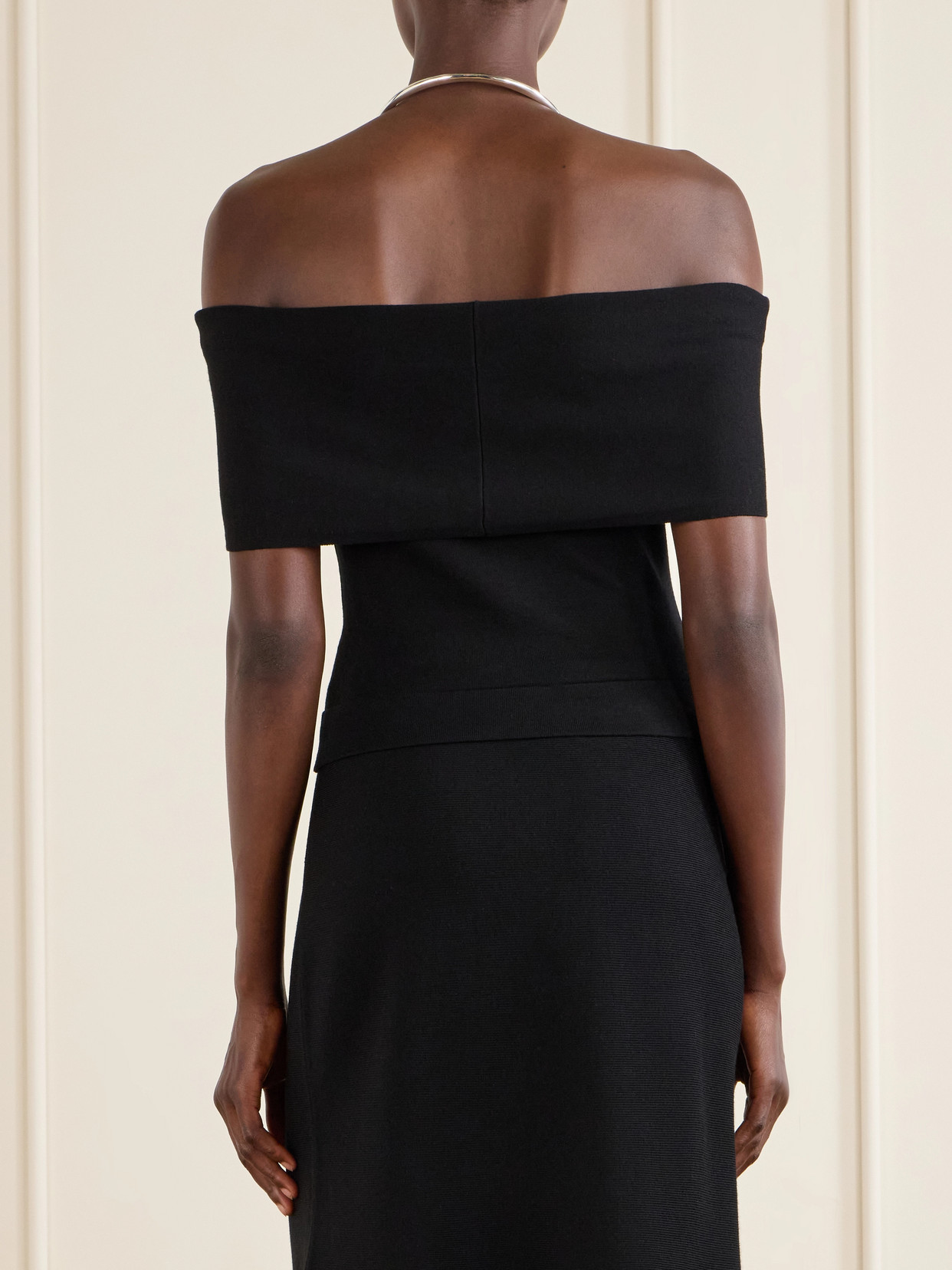 Callahan Cropped Off-The-Shoulder Top