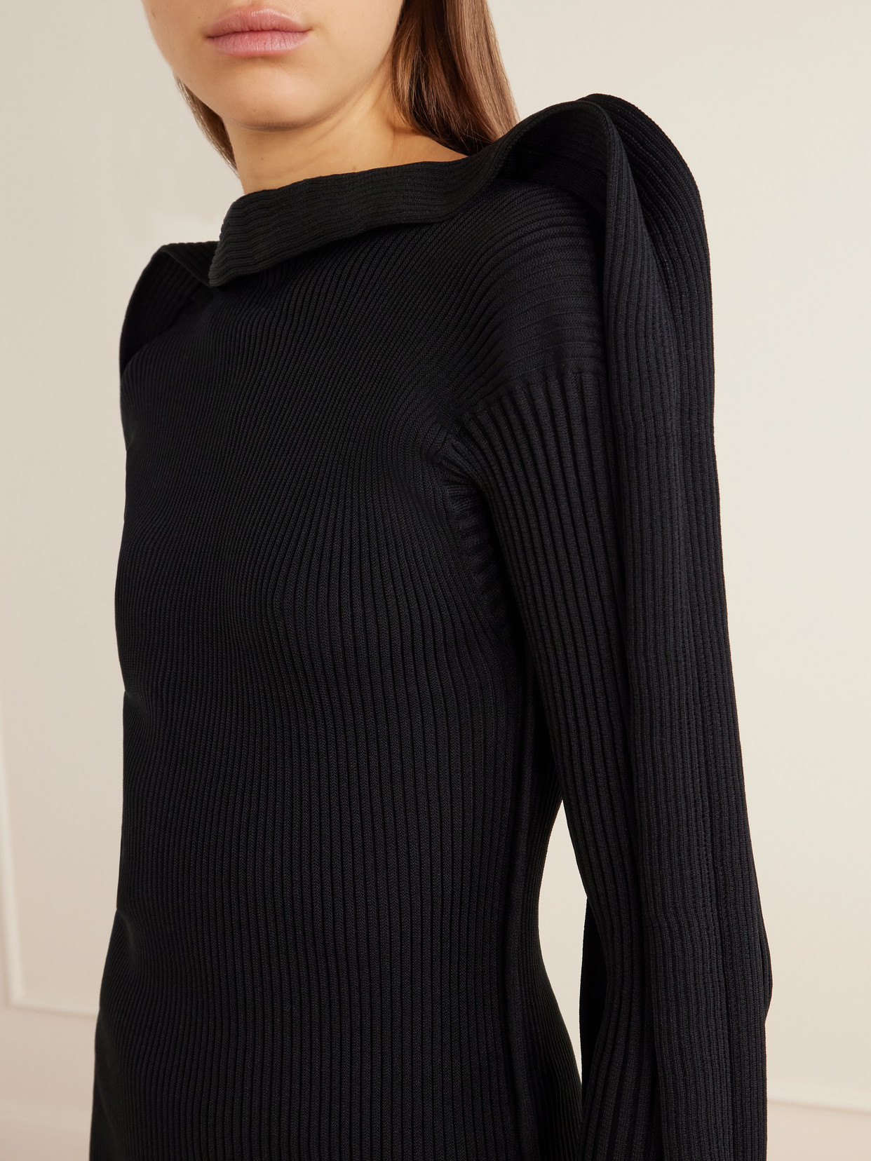 Prance Stretch Rib-Knit Top