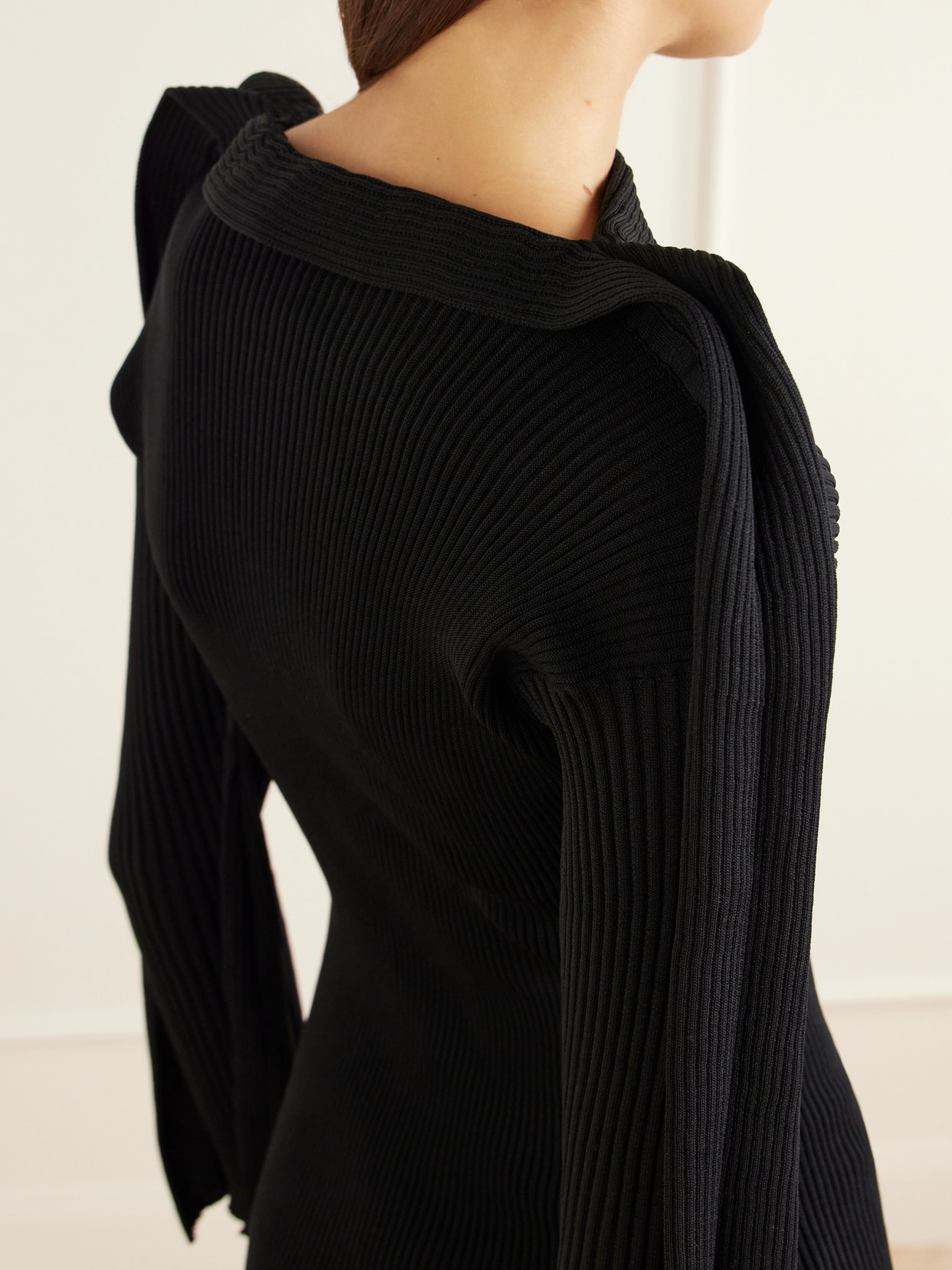 Prance Stretch Rib-Knit Top