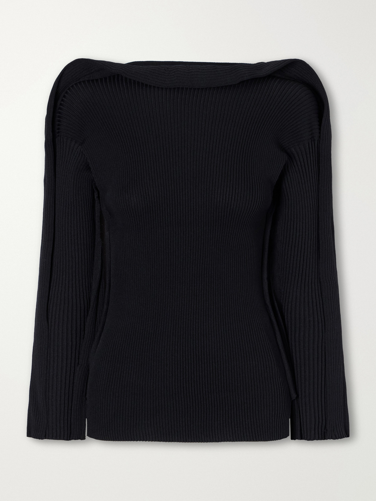 Prance Stretch Rib-Knit Top