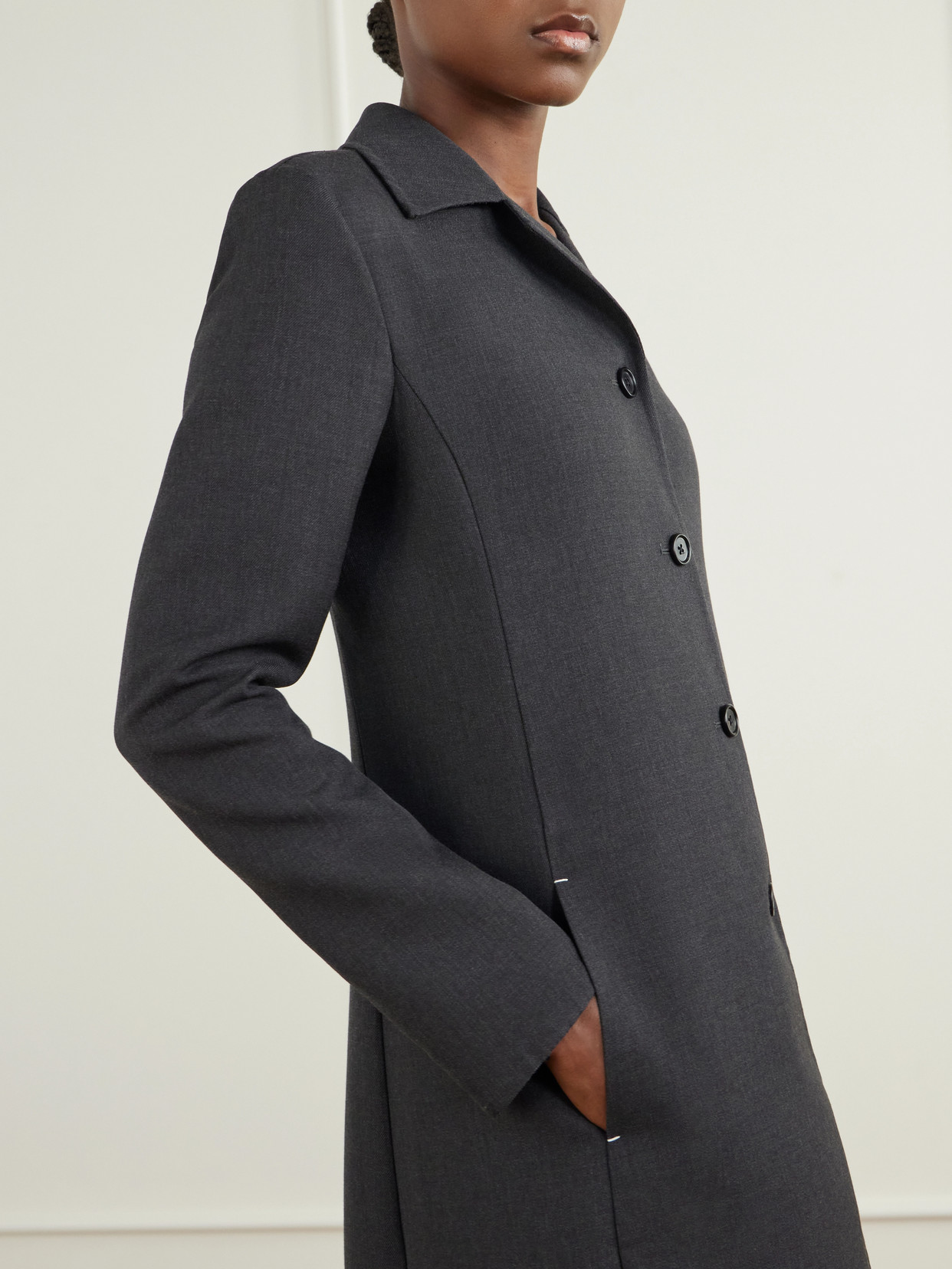 And Silk-Blend Coat