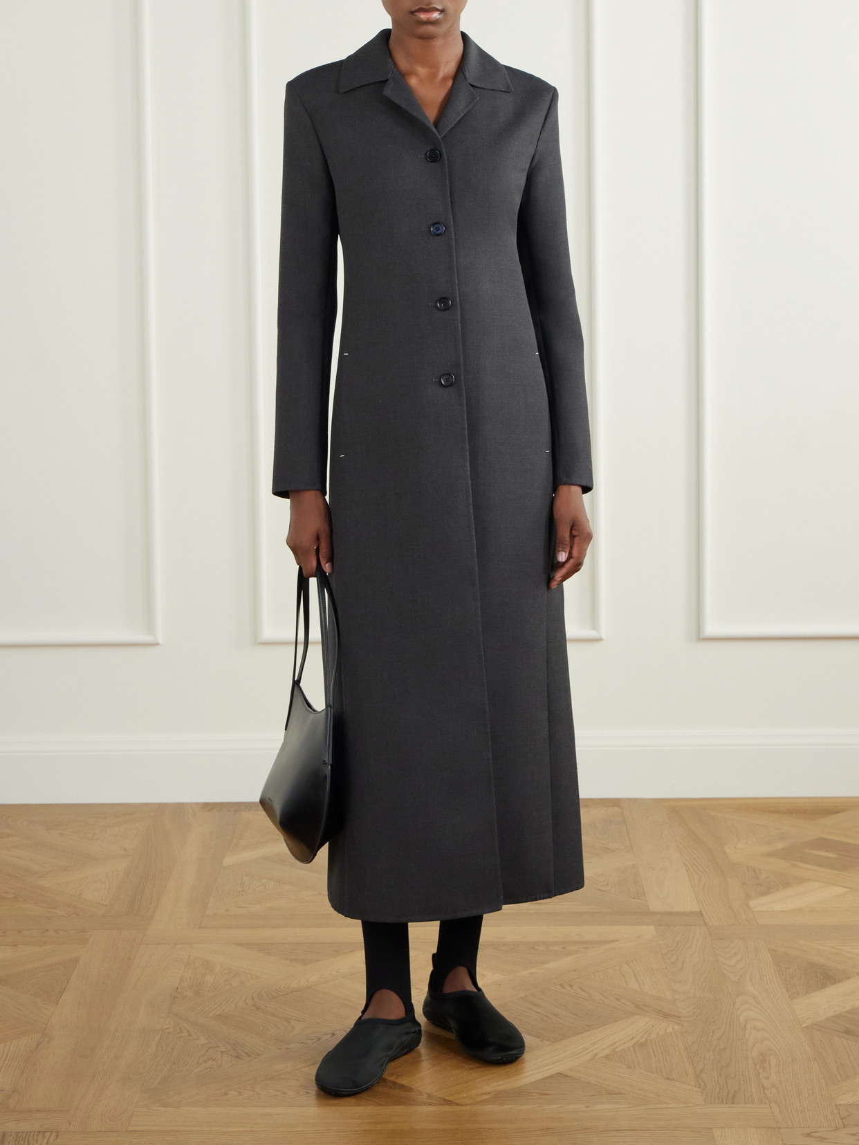 And Silk-Blend Coat