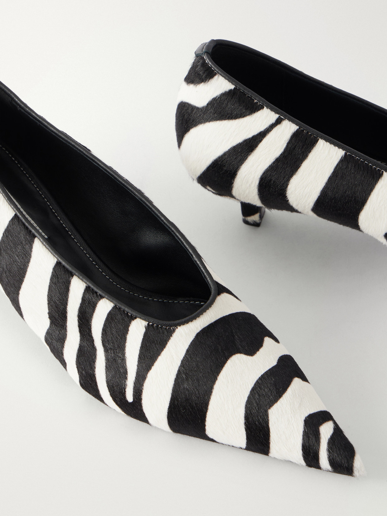 Sharp 35 Zebra-Print Pumps