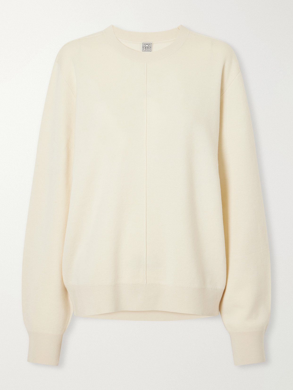 Pintucked Sweatshirt