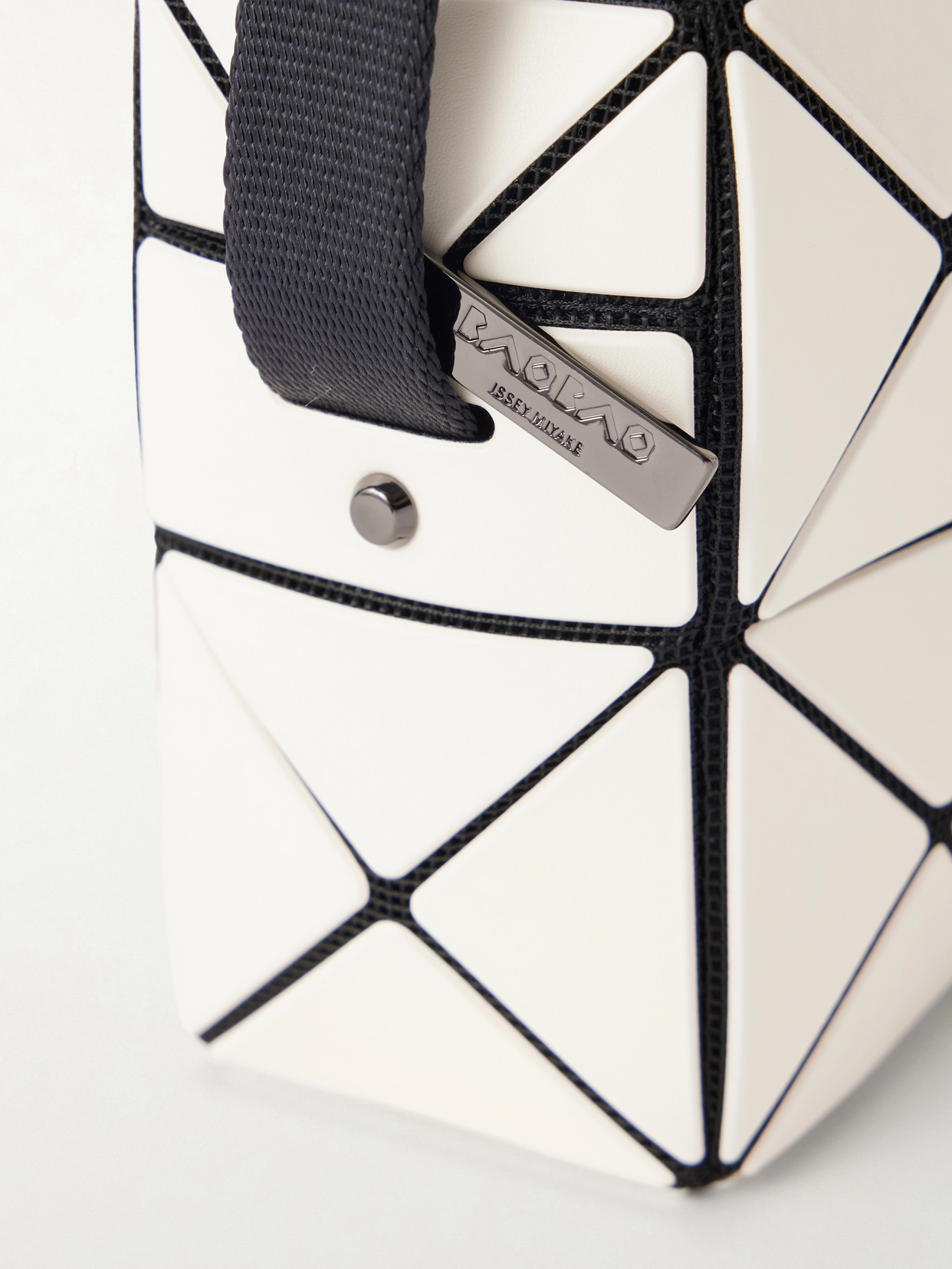 Cuboid Glossed Shoulder Bag