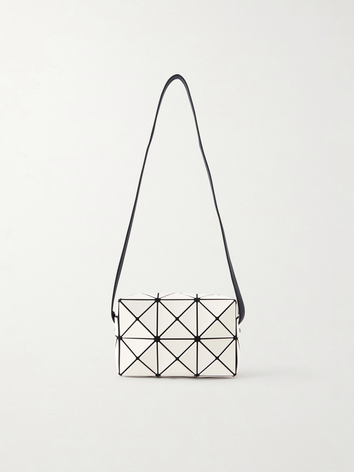Cuboid Glossed Shoulder Bag