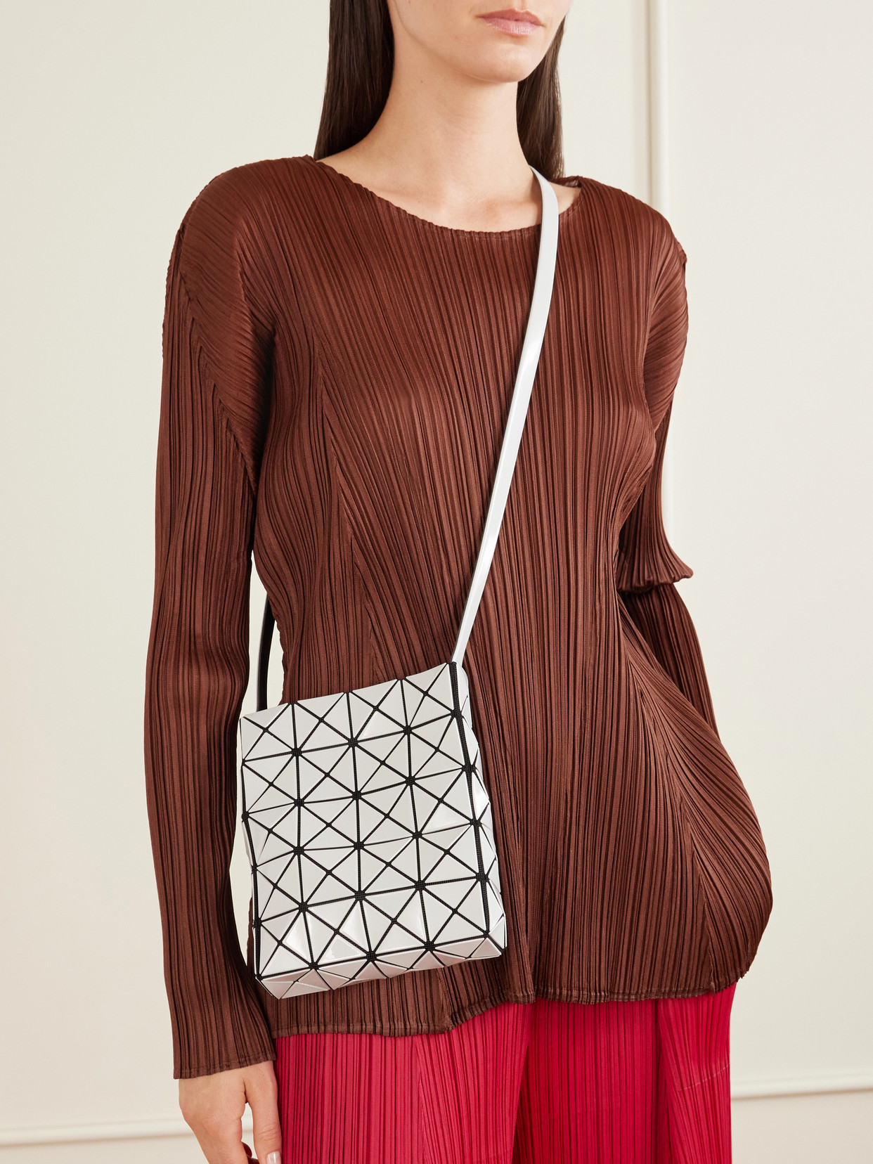 Prism Glossed Shoulder Bag