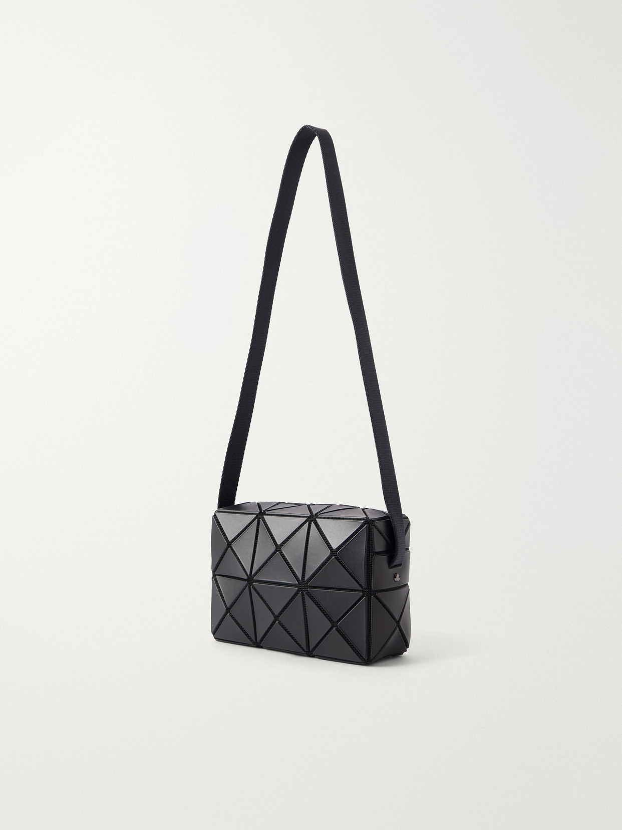 Cuboid Glossed Shoulder Bag