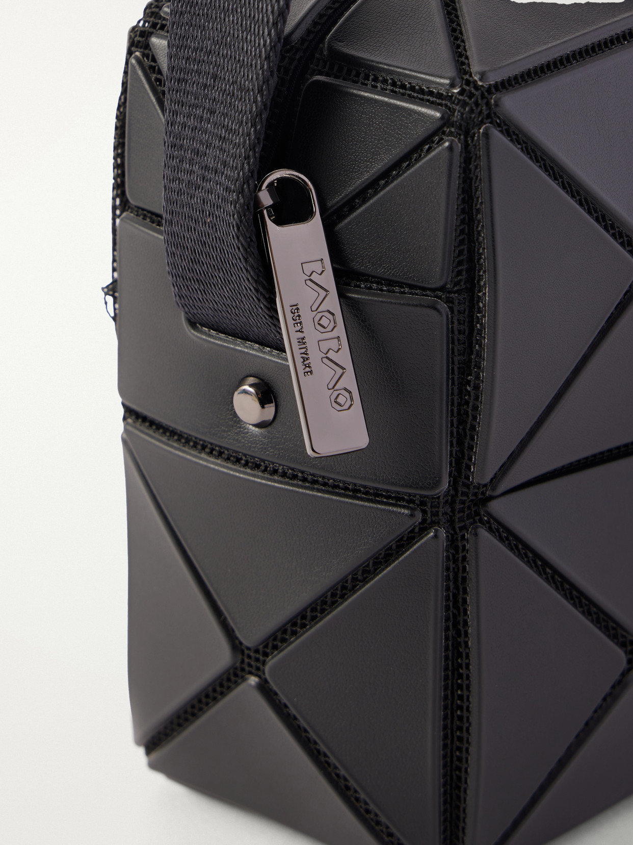 Cuboid Glossed Shoulder Bag