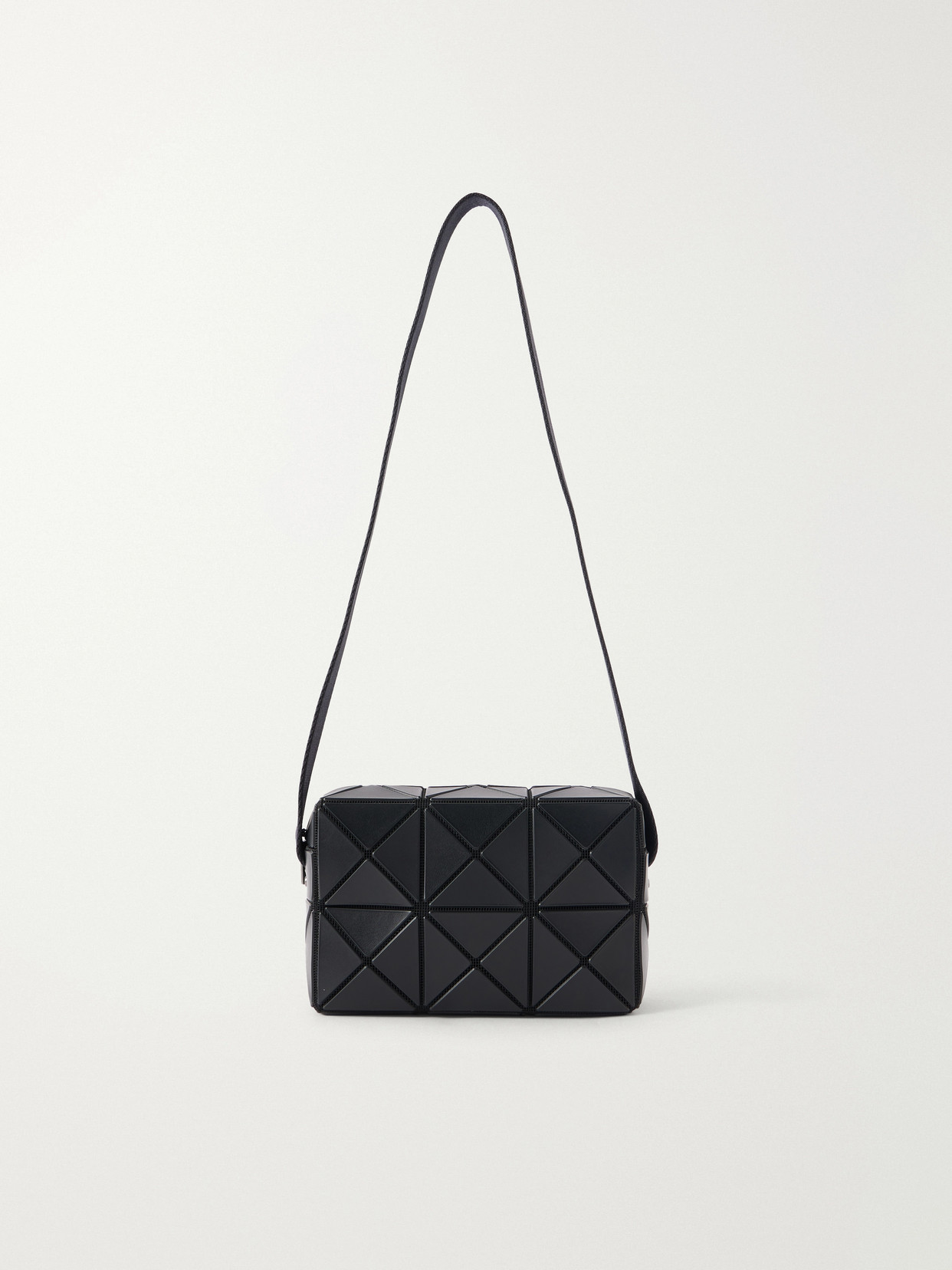 Cuboid Glossed Shoulder Bag