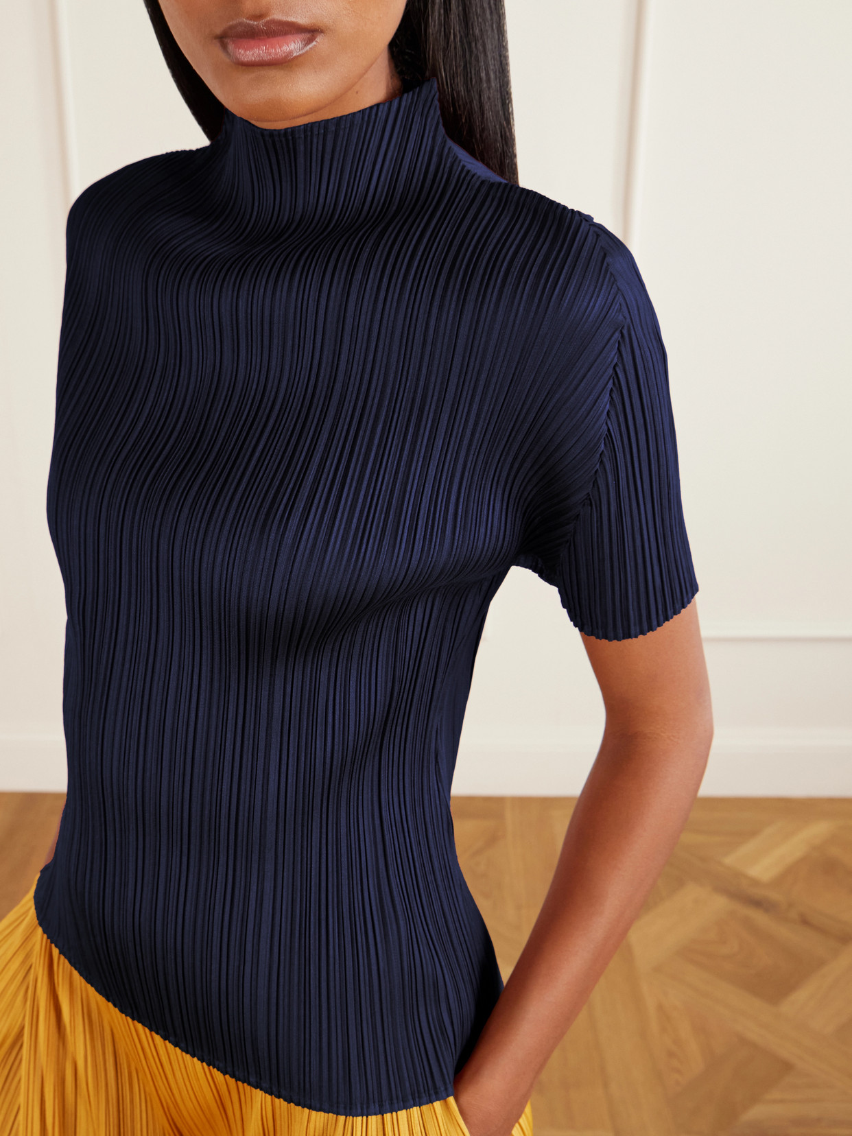 Issey Miyake - Plissé Blouse