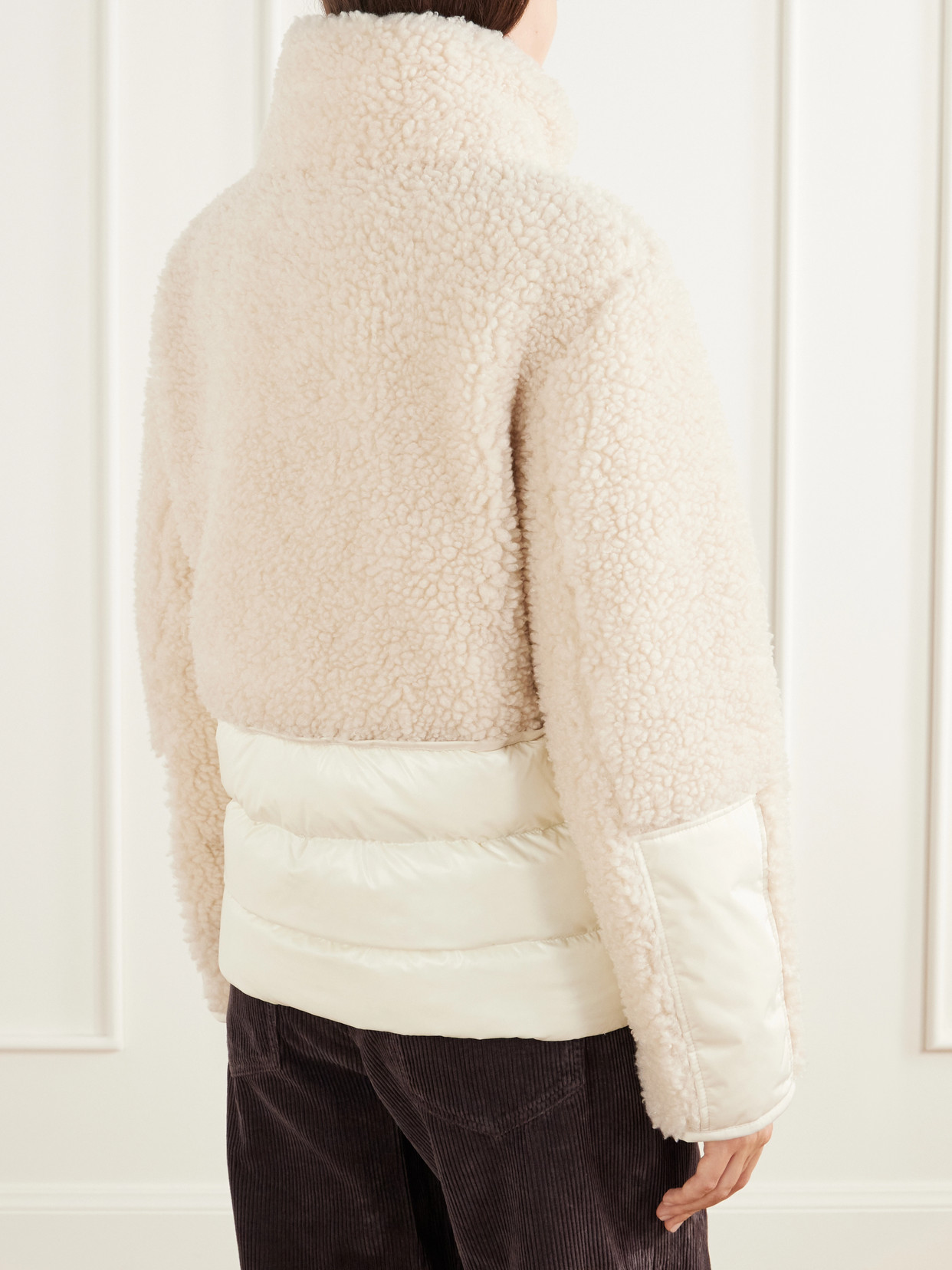 Glorieux Plush And Gabardine-Trimmed Shell Down Jacket