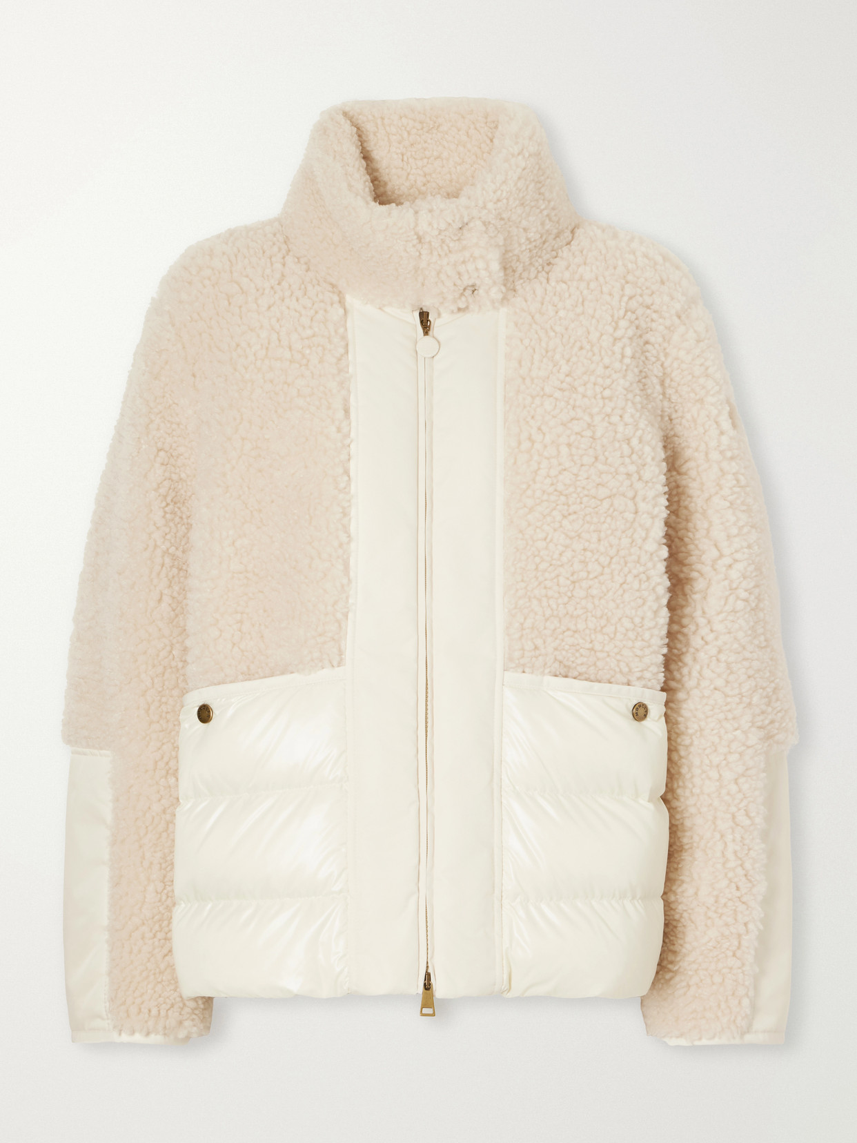Glorieux Plush And Gabardine-Trimmed Shell Down Jacket