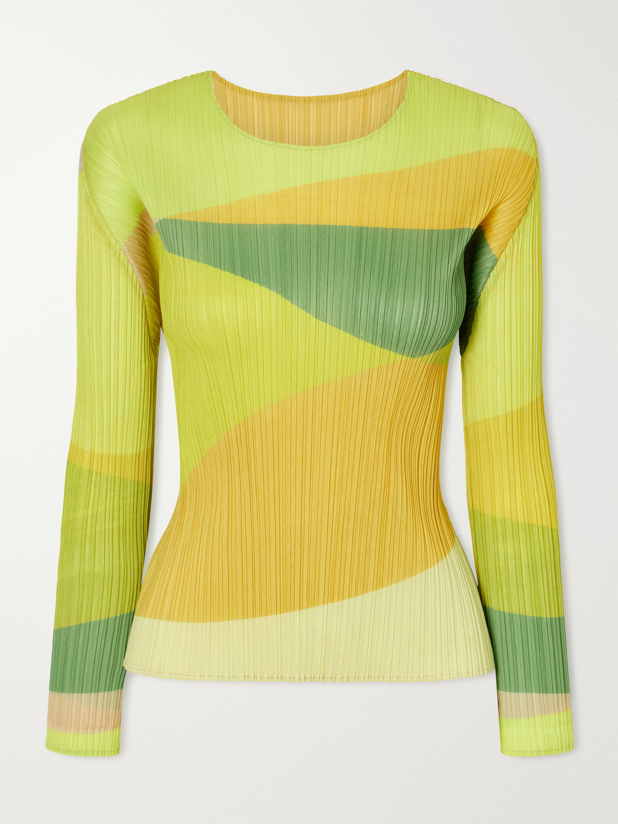 Issey Miyake - Orbit Printed Plissé Top