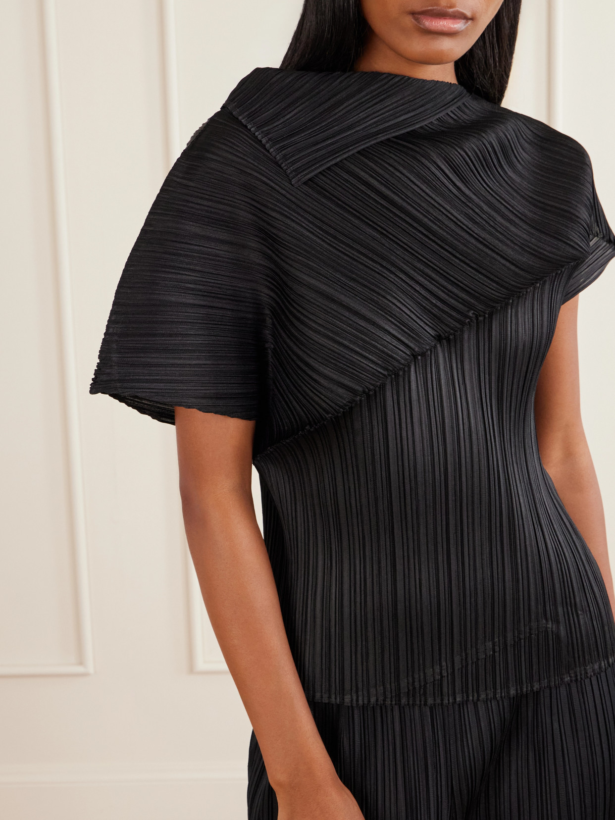 Issey Miyake - Leap Plissé Blouse