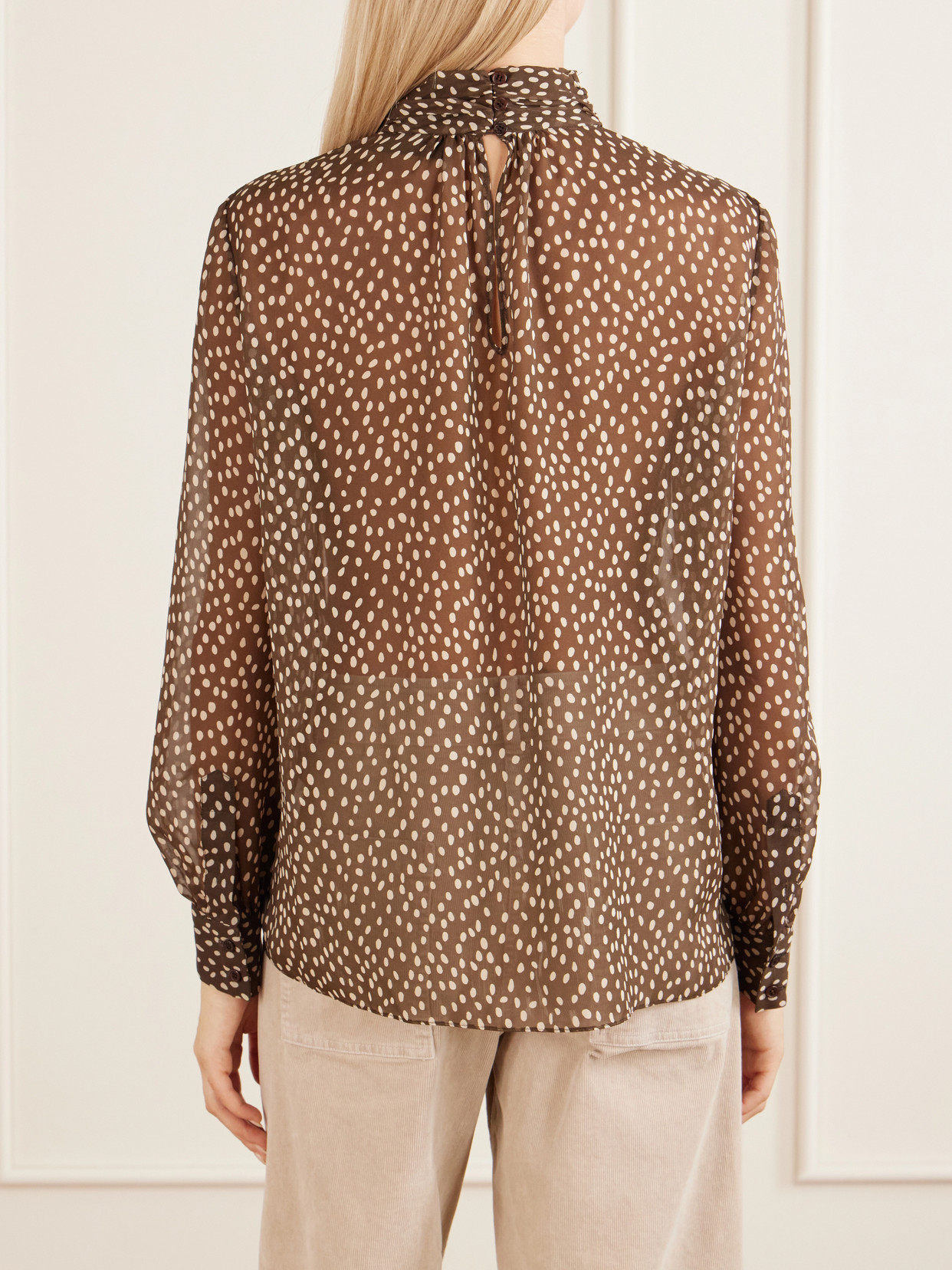 Remie Animal-Print Blouse