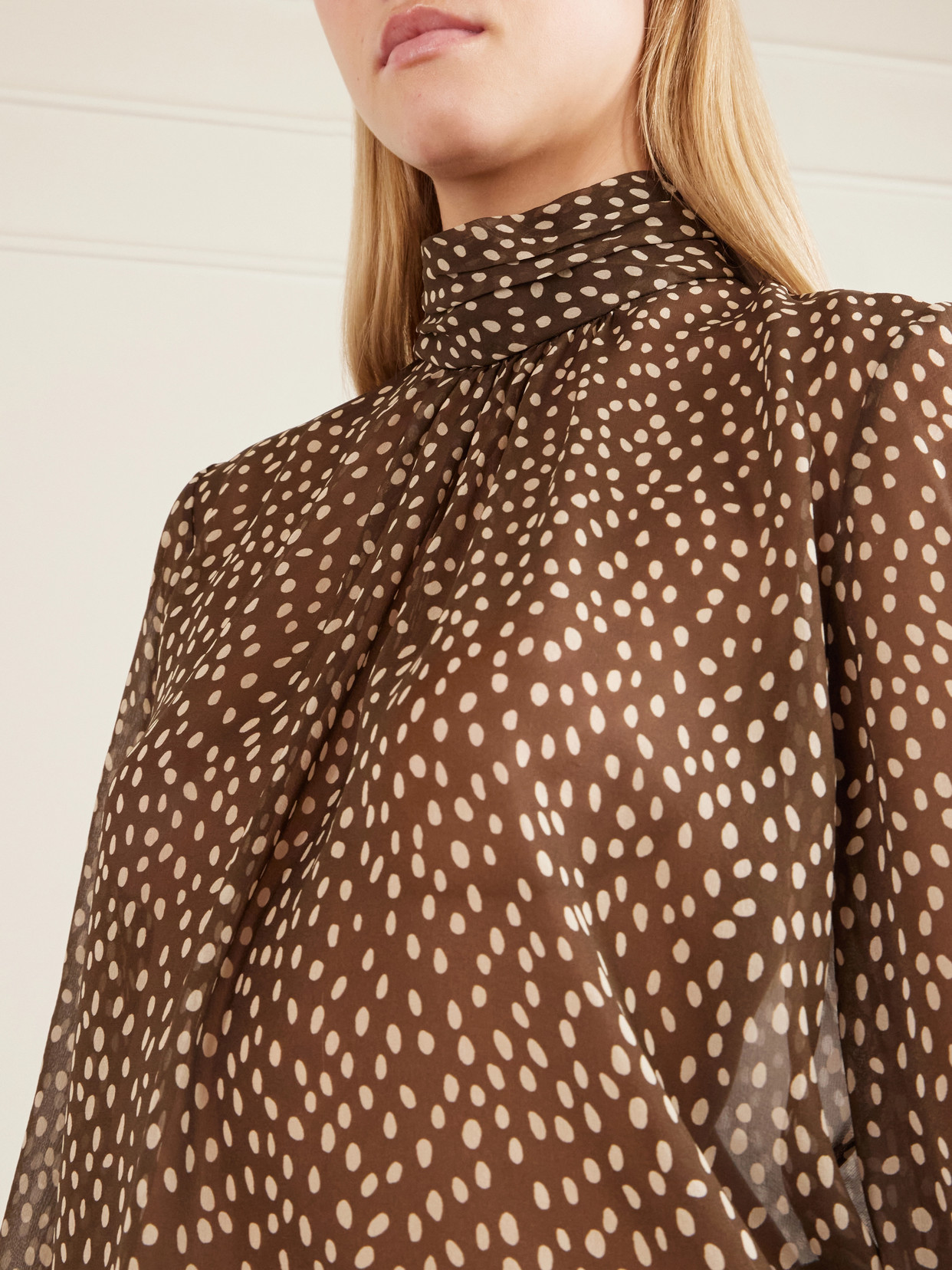 Remie Animal-Print Blouse