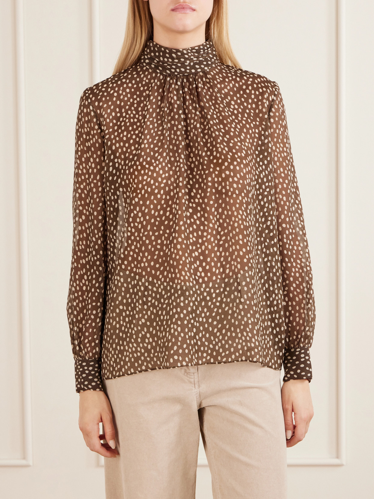Remie Animal-Print Blouse